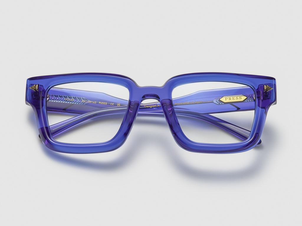 Hollet Optical Electron Blue / Gold - PU003 #color_electron-blue-gold-pu003
