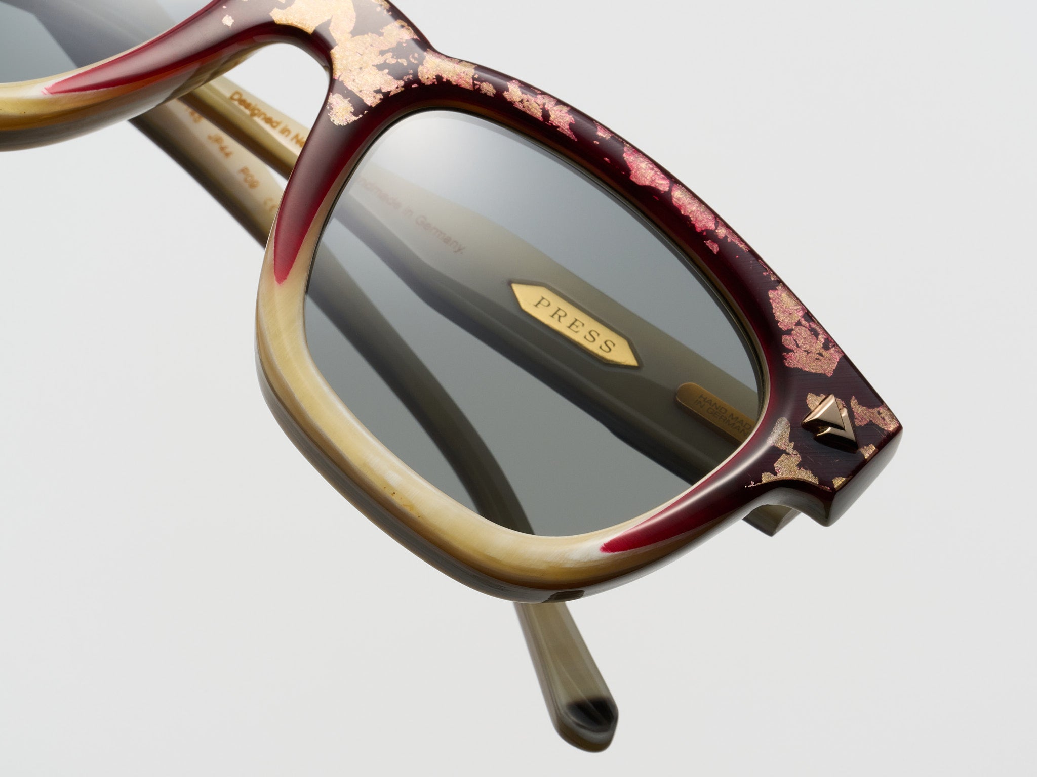 Horses Horn Wine Gold Fade - JP044 #color_wine-gold-fade-jp044