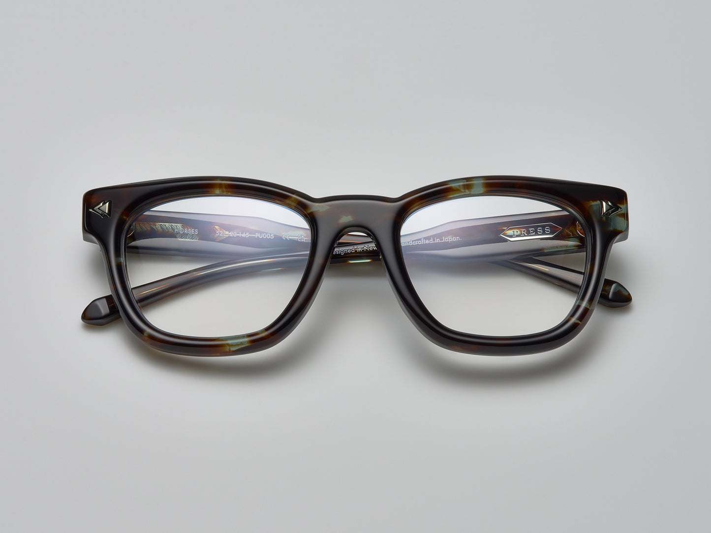 Horses Optical Noir / Silver - PU005 #color_noir-silver-pu005