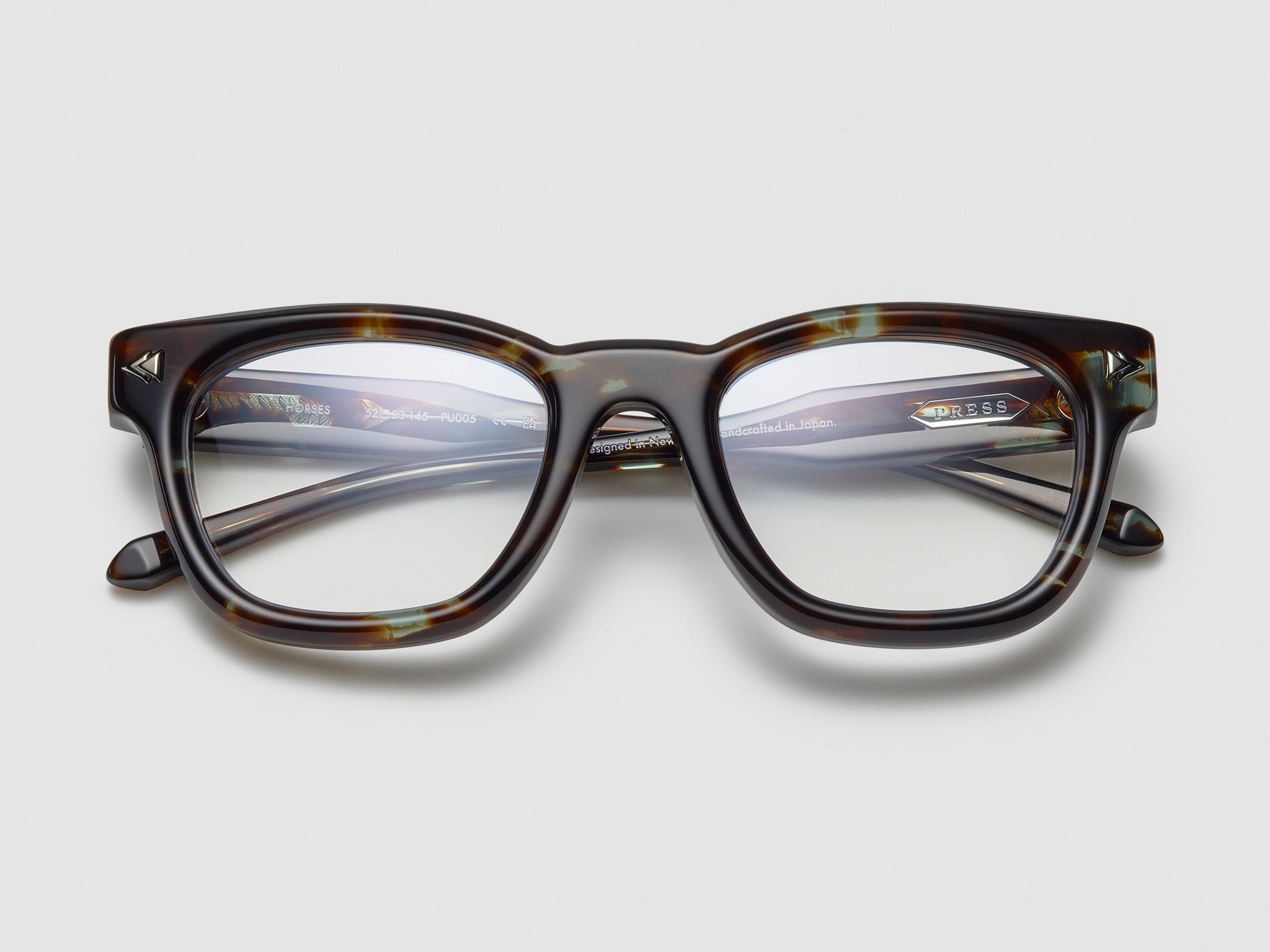 Horses Optical Noir / Silver - PU005 #color_noir-silver-pu005