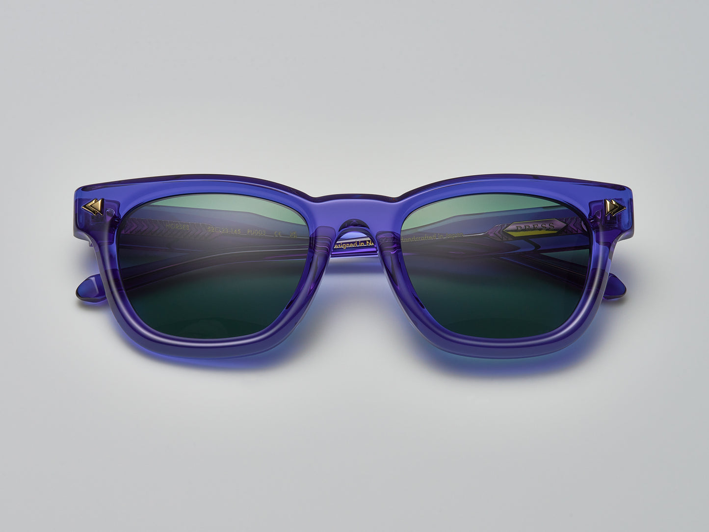 Horses Electron Blue / Gold - PU003 #color_electron-blue-gold-pu003