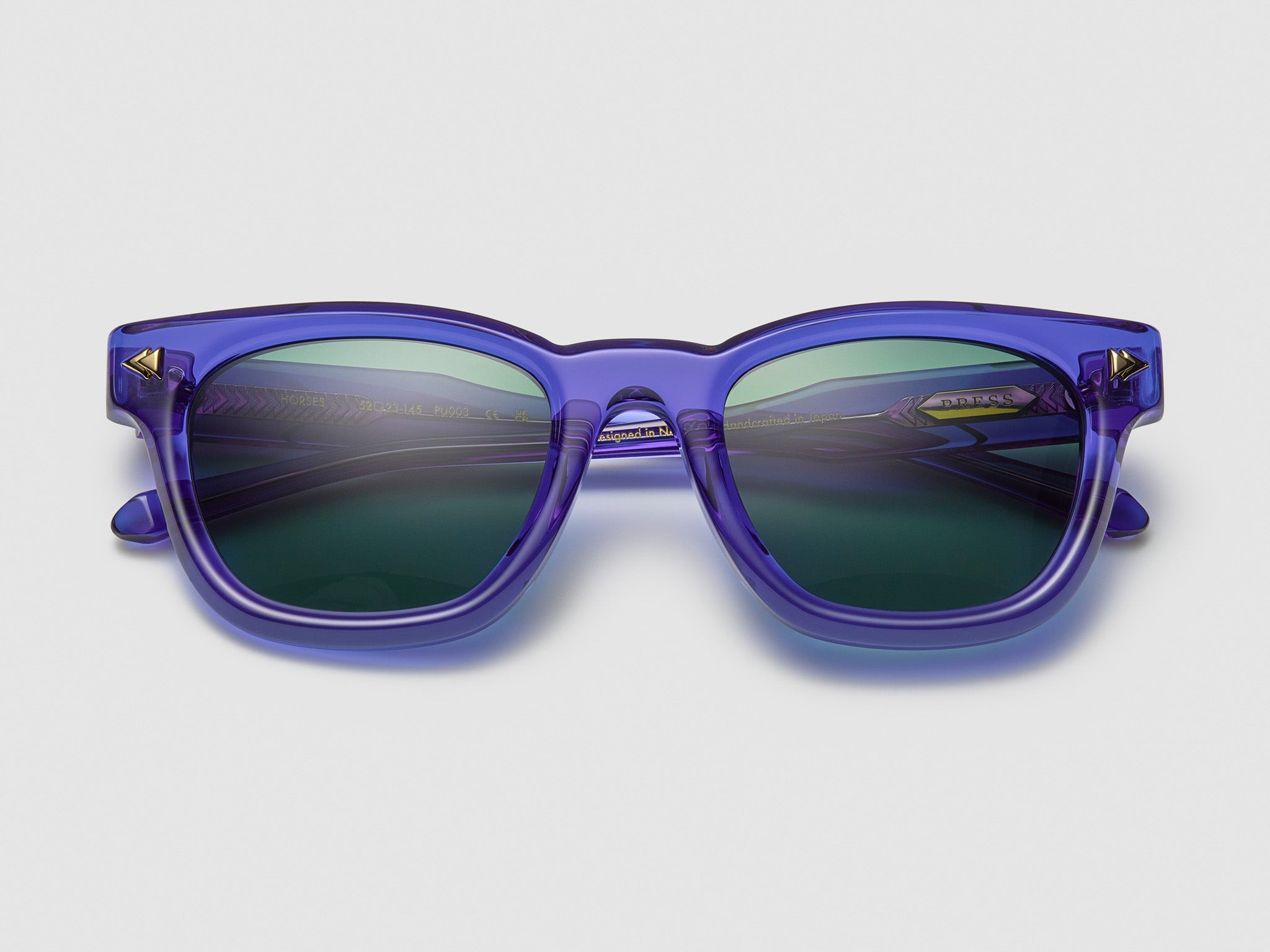 Horses Electron Blue / Gold - PU003 #color_electron-blue-gold-pu003