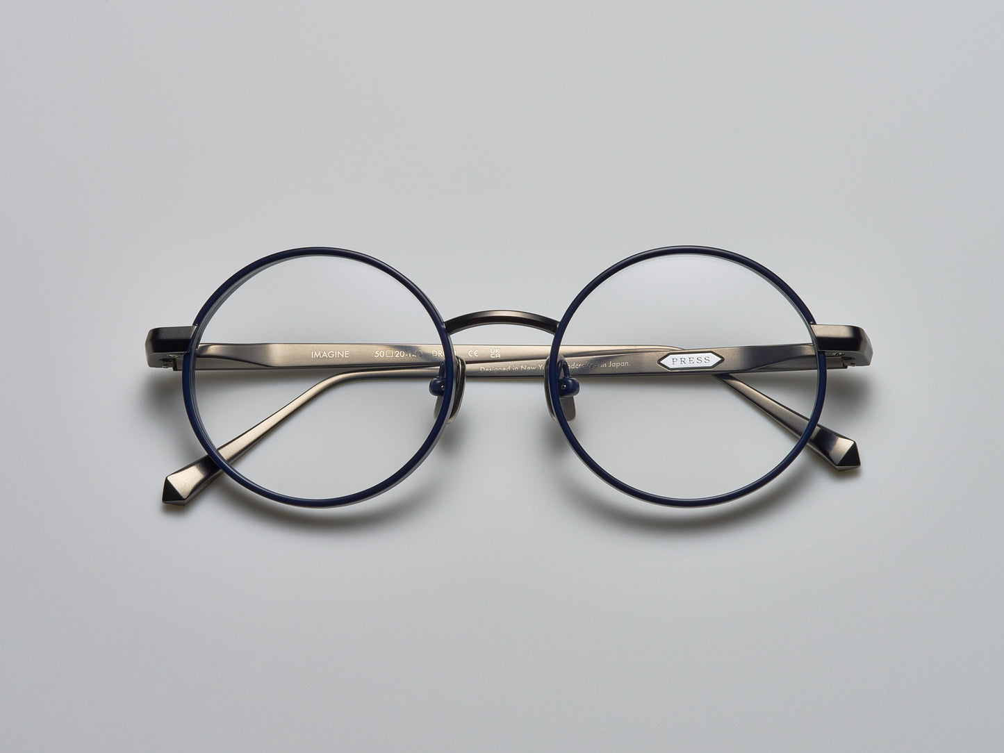 Imagine Optical Shiny Navy / Matte Navy / Matte Ruthenium - DR001 #color_shiny-navy-matte-navy-matte-ruthenium-dr001