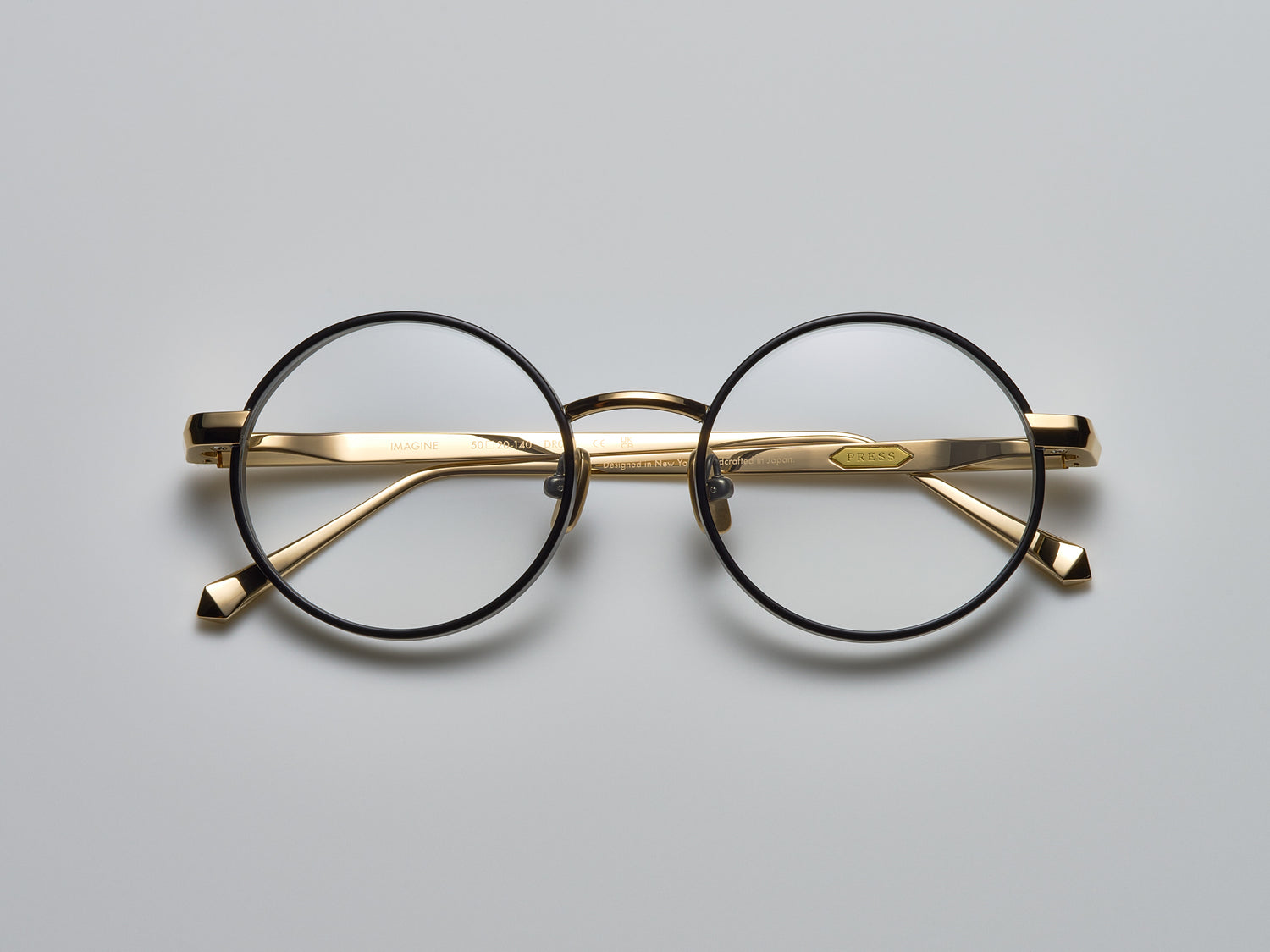 Imagine Optical Shiny Black / Shiny Gold / Matte Ruthenium - DR003 