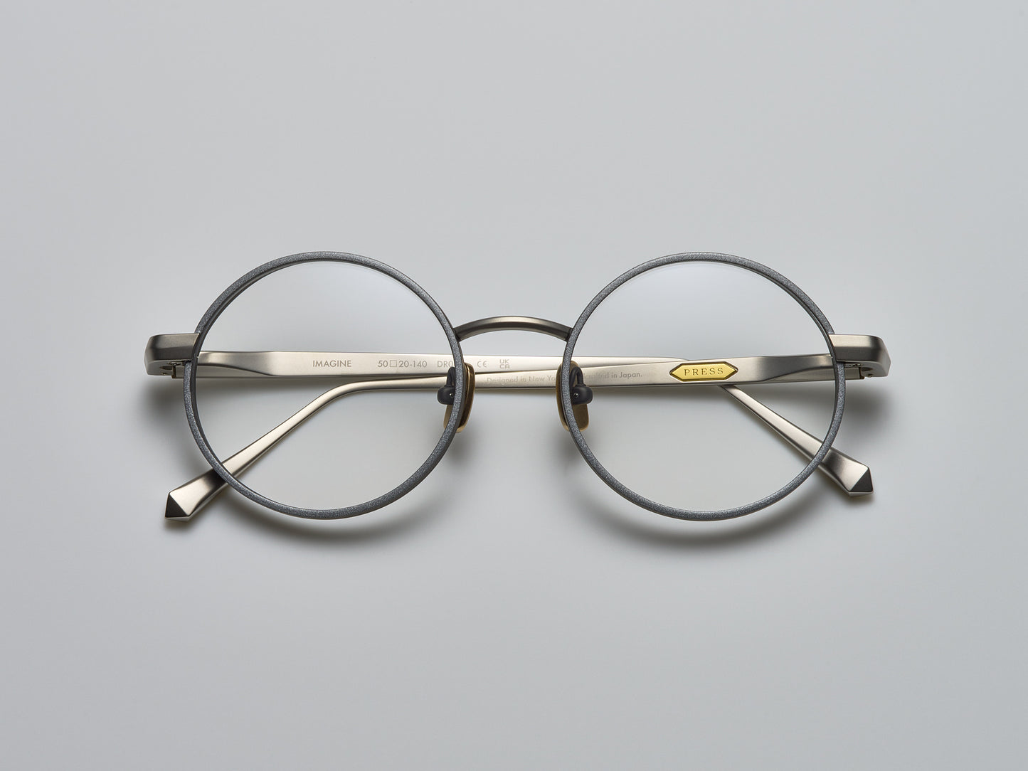 Imagine Optical Shiny Palladium / Matte Palladium / Antique Silver - DR004 #color_shiny-palladium-matte-palladium-antique-silver-dr004