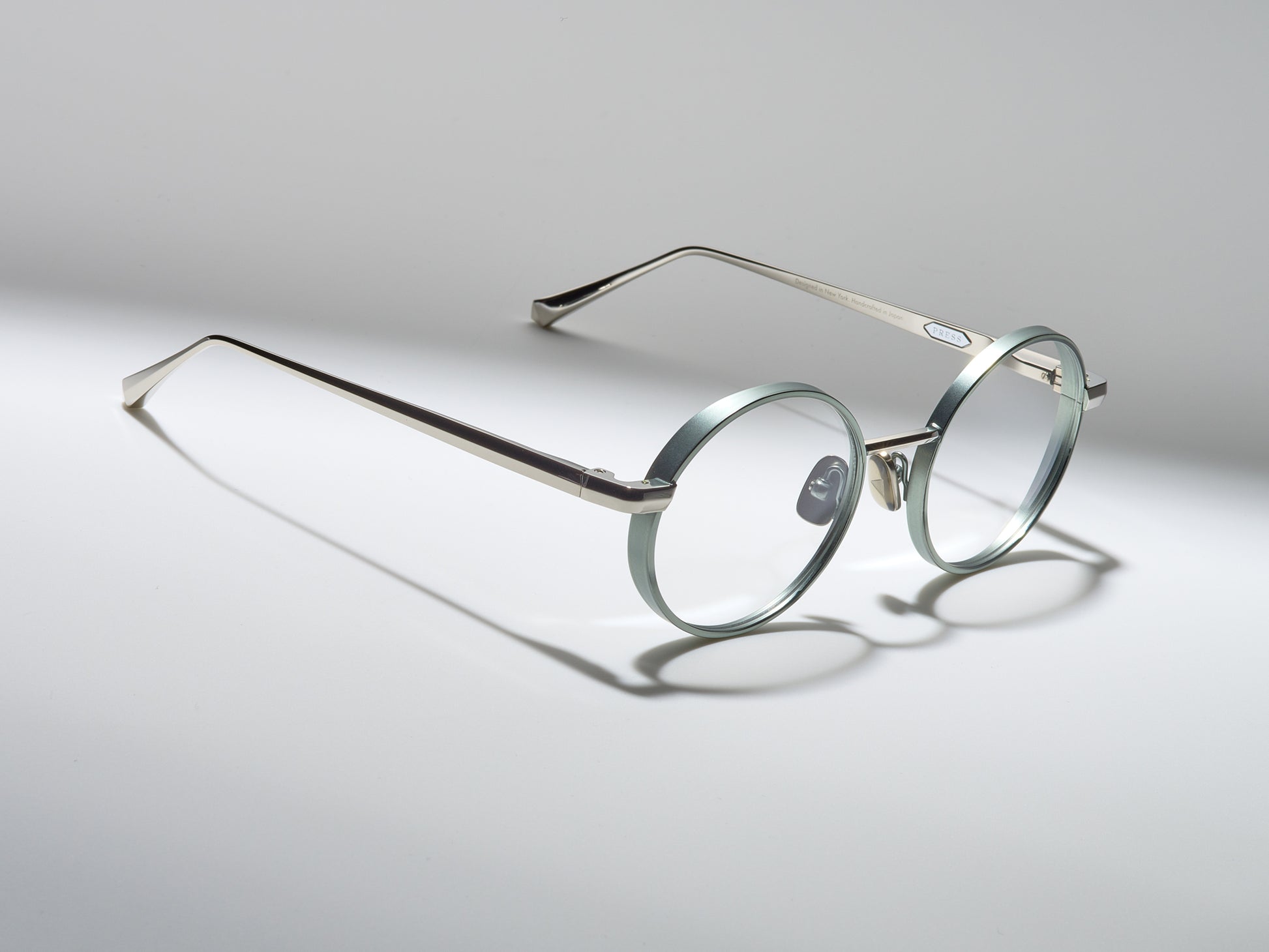 Imagine Optical Shiny Nassau Blue / Shiny Palladium / Matte Nassau Blue - DR006 #color_shiny-nassau-blue-shiny-palladium-matte-nassau-blue-dr006