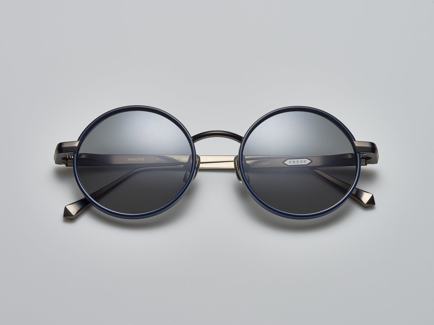 Imagine Shiny Navy / Matte Navy / Matte Ruthenium - DR001 #color_shiny-navy-matte-navy-matte-ruthenium-dr001