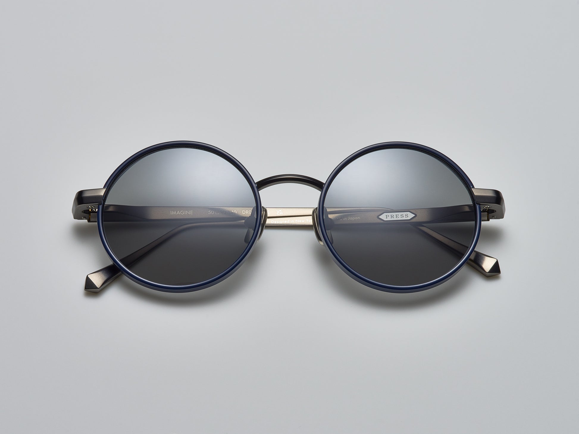 Imagine Shiny Navy / Matte Navy / Matte Ruthenium - DR001 #color_shiny-navy-matte-navy-matte-ruthenium-dr001