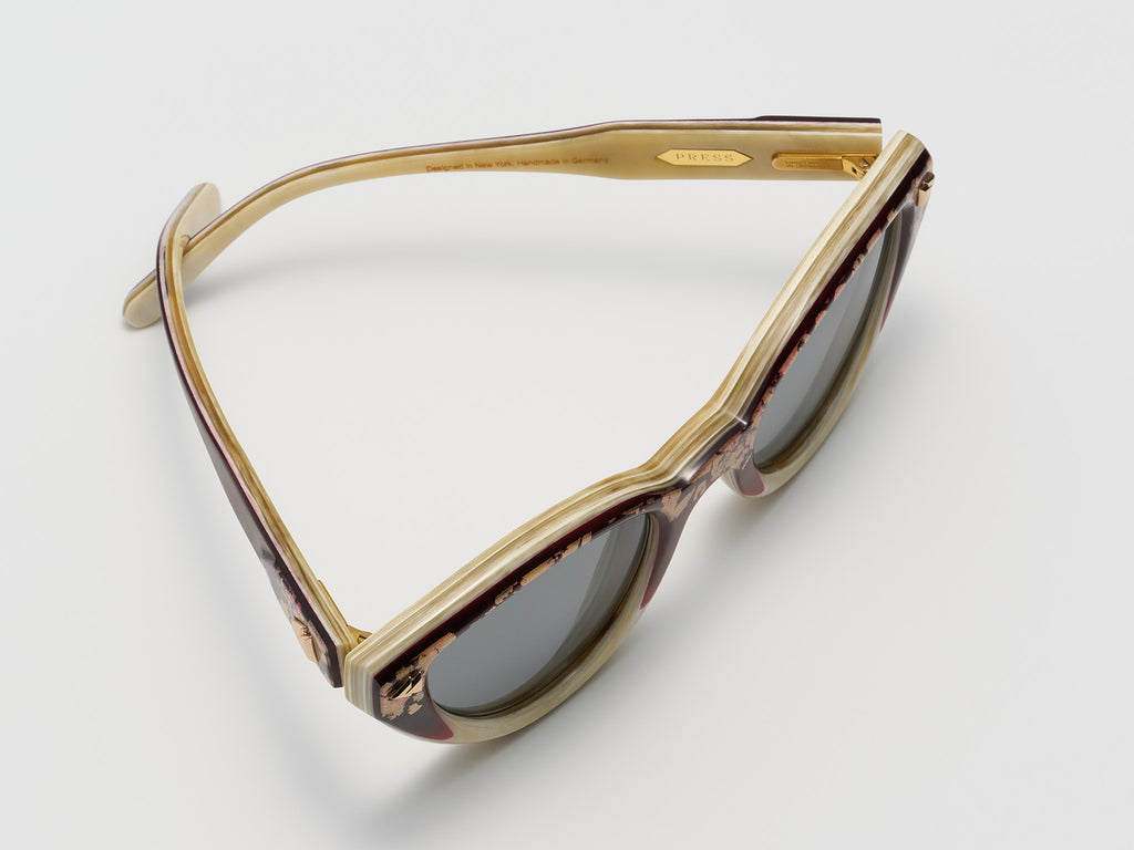 Lady Soul Horn Wine Gold Fade - JP044 #color_wine-gold-fade-jp044