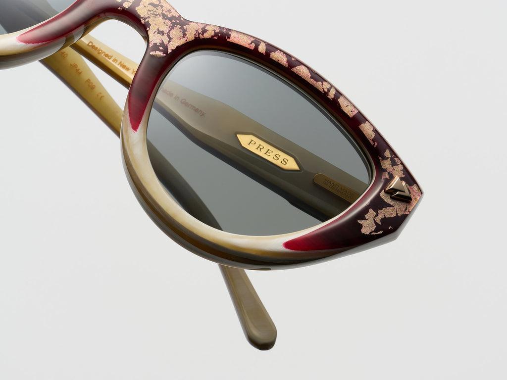 Lady Soul Horn Wine Gold Fade - JP044 #color_wine-gold-fade-jp044