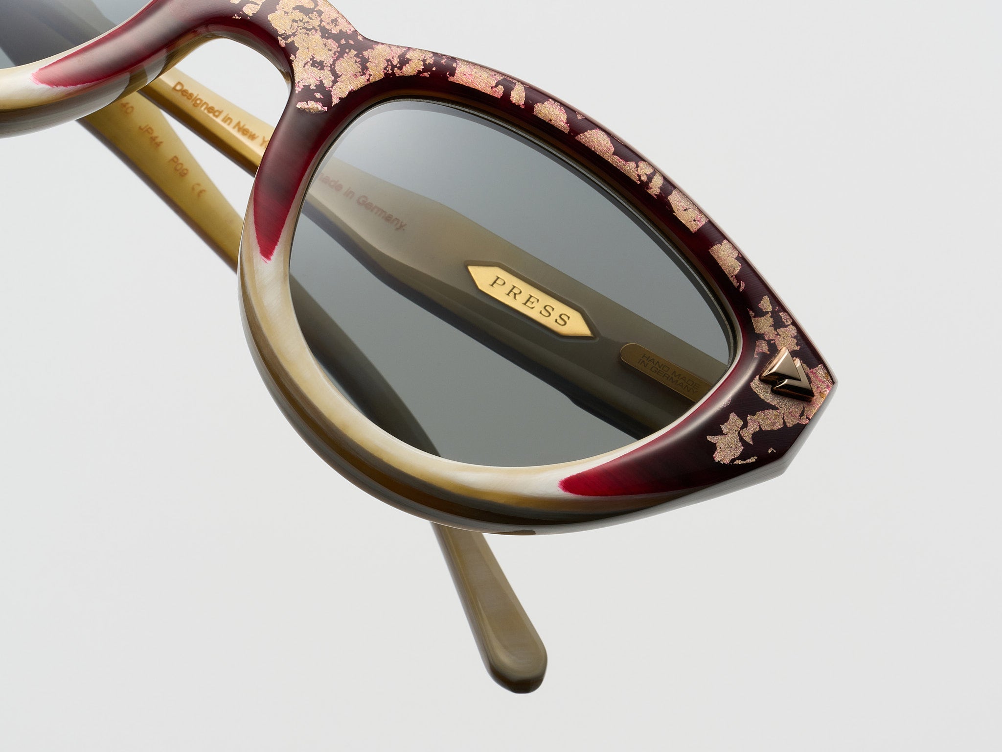 Lady Soul Horn Wine Gold Fade - JP044 #color_wine-gold-fade-jp044