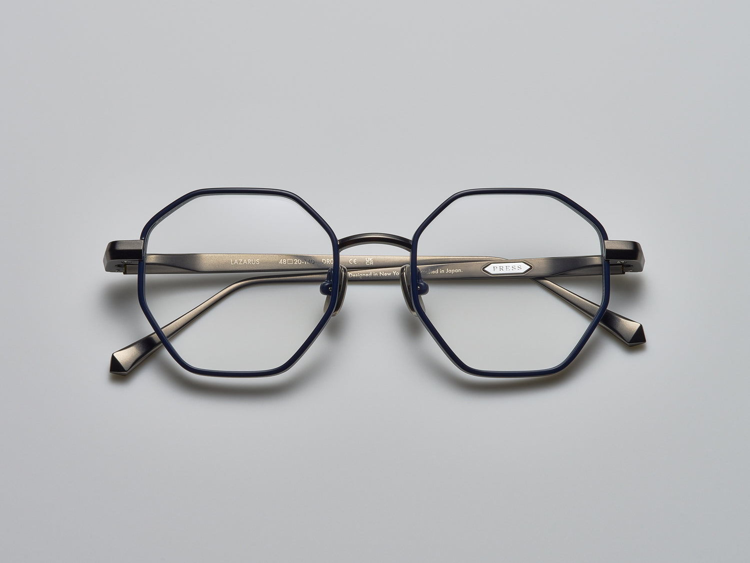 Lazarus Optical Shiny Navy / Matte Navy / Matte Ruthenium - DR001 