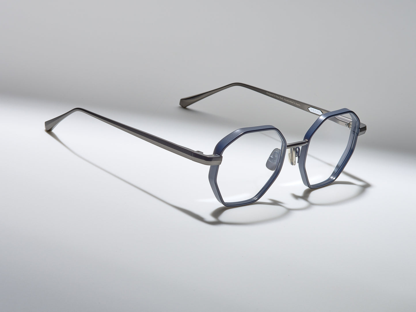 Lazarus Optical Shiny Navy / Matte Navy / Matte Ruthenium - DR001 #color_shiny-navy-matte-navy-matte-ruthenium-dr001