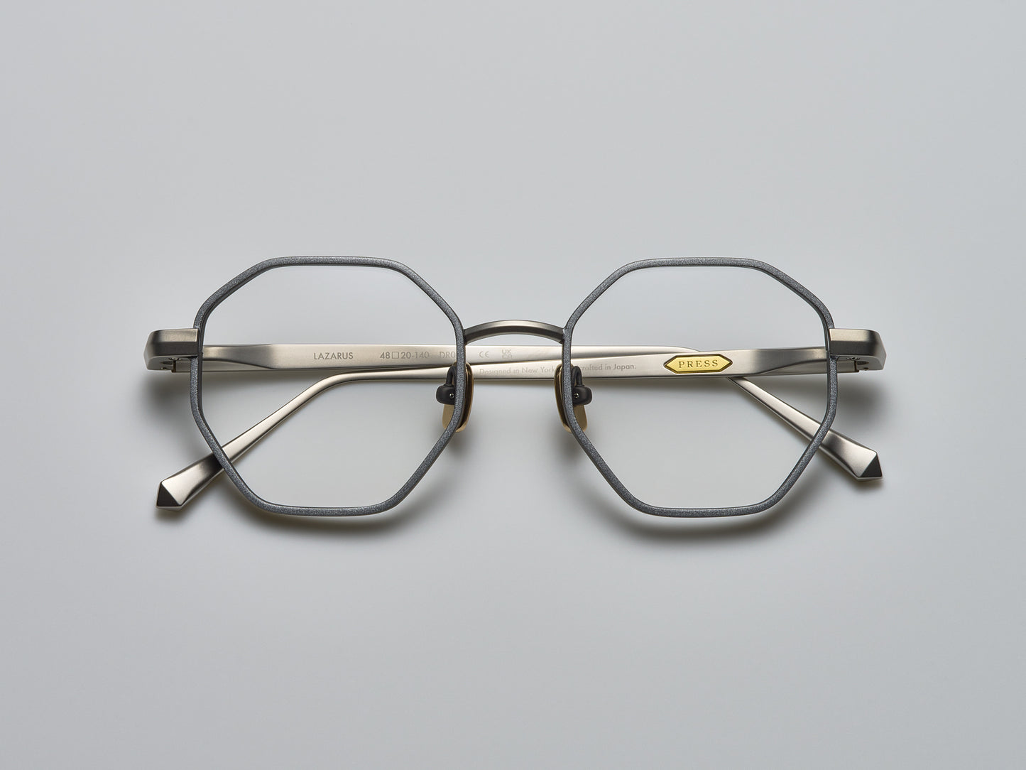 Lazarus Optical Shiny Palladium / Matte Palladium / Antique Silver - DR004 #color_shiny-palladium-matte-palladium-antique-silver-dr004