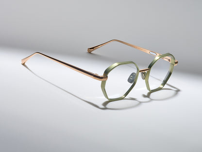 Lazarus Optical Shiny Cascade Green / Shiny Rose Gold / Matte Cascade Green - DR005 