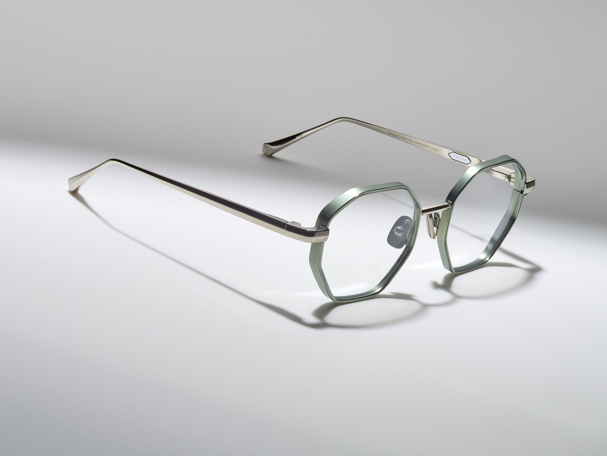 Lazarus Optical Shiny Nassau Blue / Shiny Palladium / Matte Nassau Blue - DR006 #color_shiny-nassau-blue-shiny-palladium-matte-nassau-blue-dr006