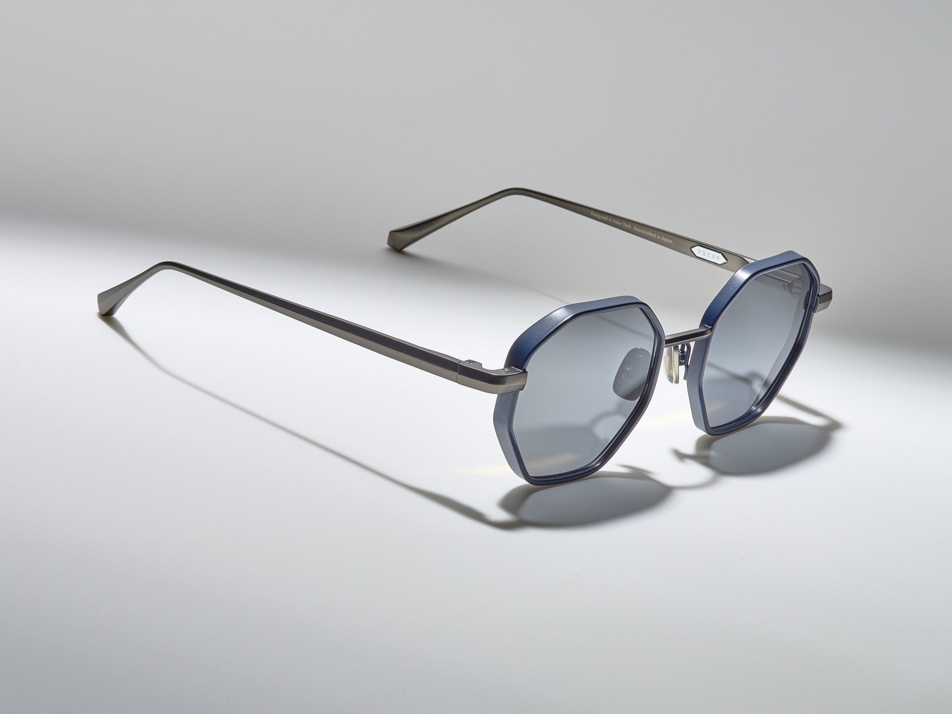 Lazarus Shiny Navy / Matte Navy / Matte Ruthenium - DR001 #color_shiny-navy-matte-navy-matte-ruthenium-dr001