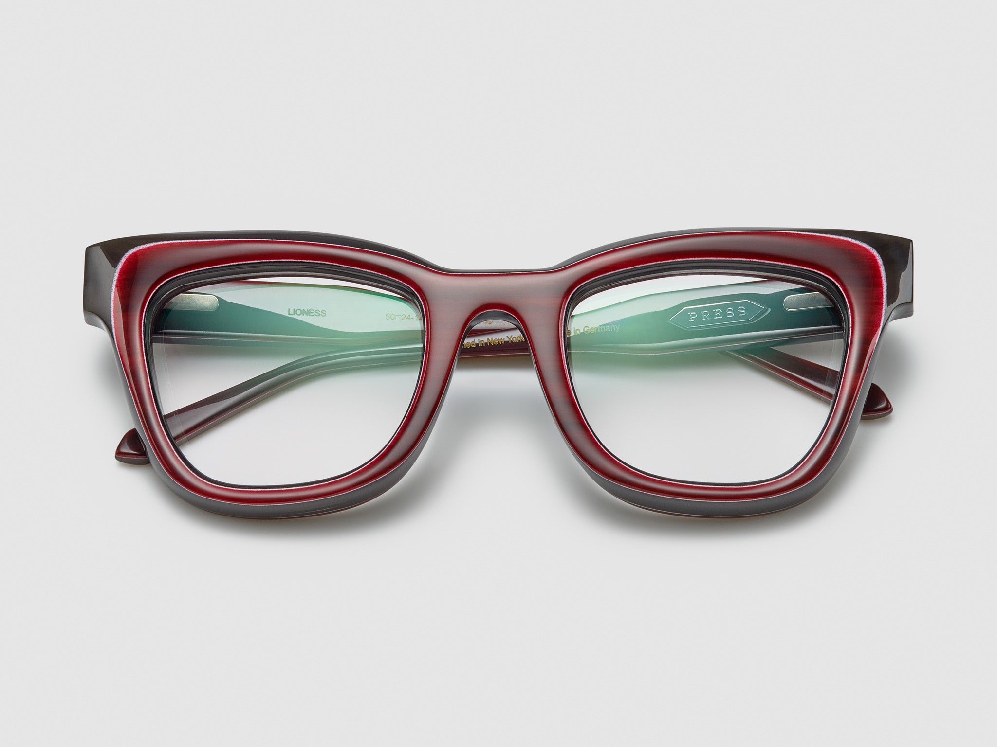 Lioness Horn Optical Burgundy - JP014 #color_burgundy-jp014