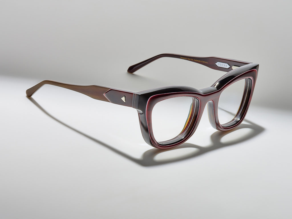 Lioness Horn Optical Burgundy - JP014 #color_burgundy-jp014