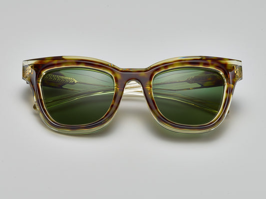 Lioness Tokyo Tortoise / Vintage Crystal / Gold - LE003 #color_champagne-poetry-le003