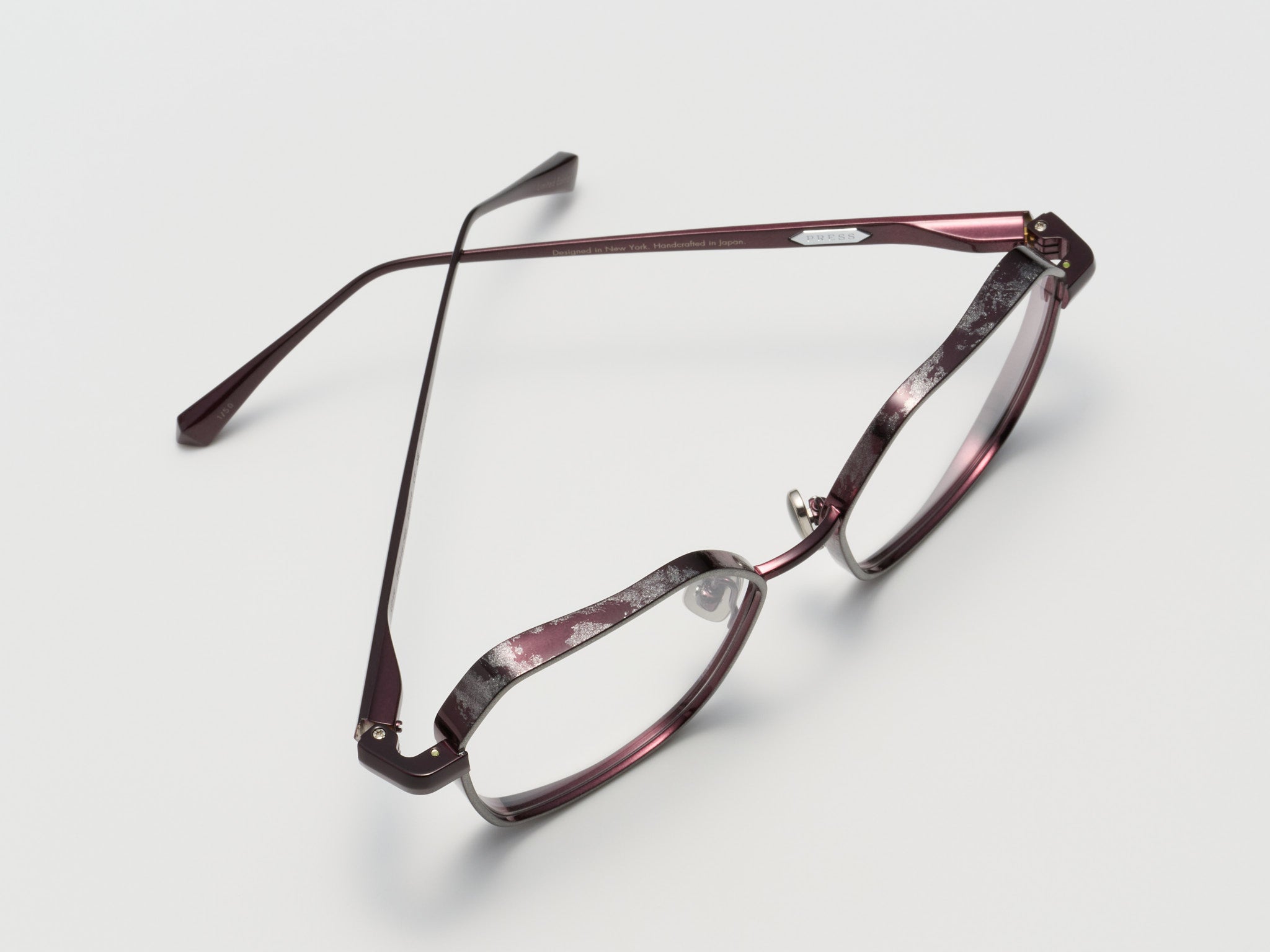 Love Gold Leaf Optical Burgundy Platinum Leaf - DR019 #color_burgundy-platinum-leaf-dr019
