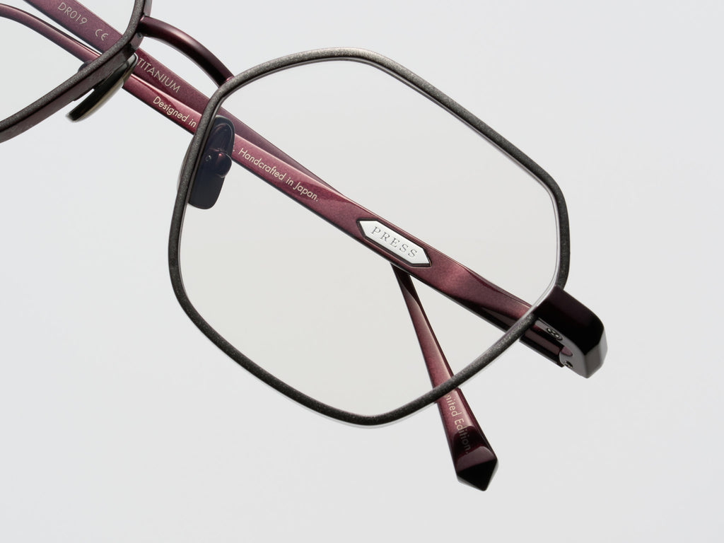 Love Gold Leaf Optical Burgundy Platinum Leaf - DR019 #color_burgundy-platinum-leaf-dr019