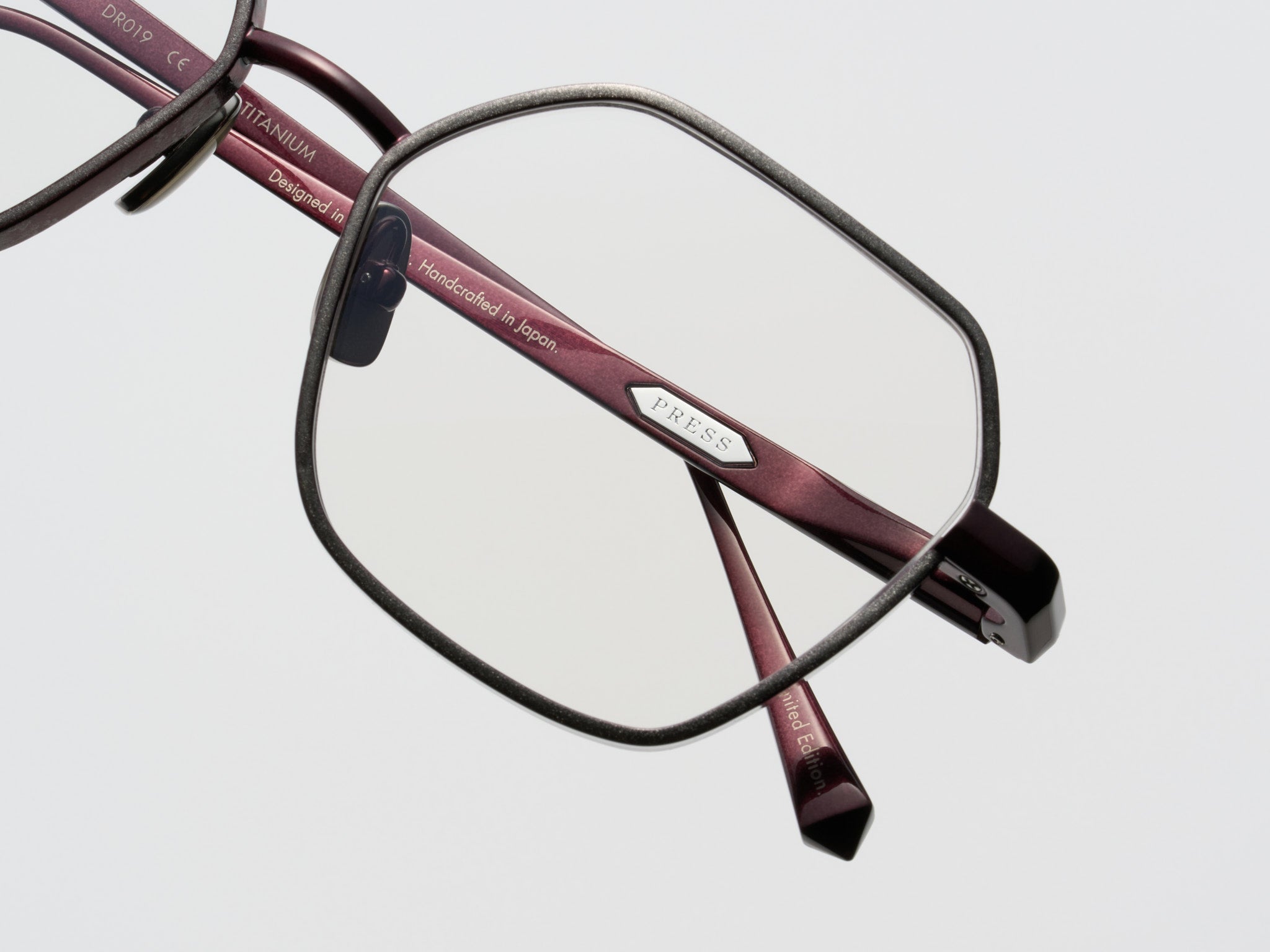 Love Gold Leaf Optical Burgundy Platinum Leaf - DR019 #color_burgundy-platinum-leaf-dr019
