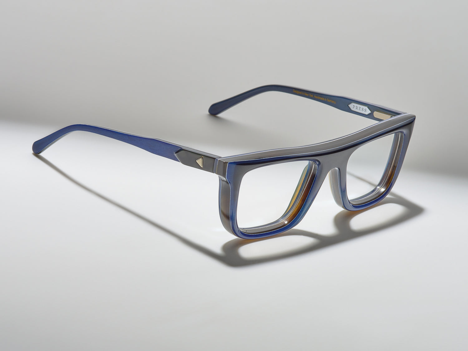 Mamba Horn Optical Tortoise Blue Fade 