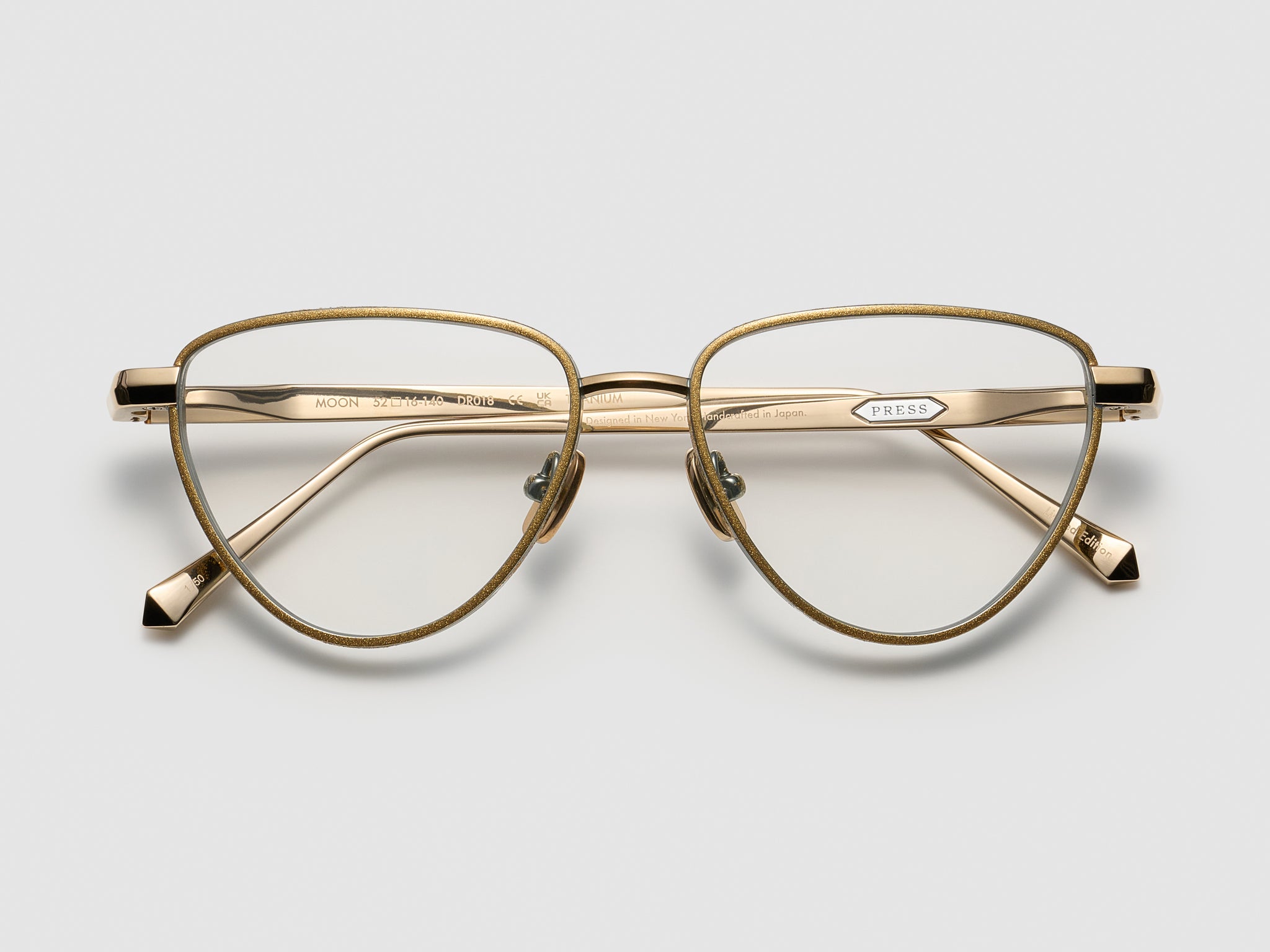 Moon Gold Leaf Optical Nassau Gold Leaf - DR018 #color_nassau-gold-leaf-dr018