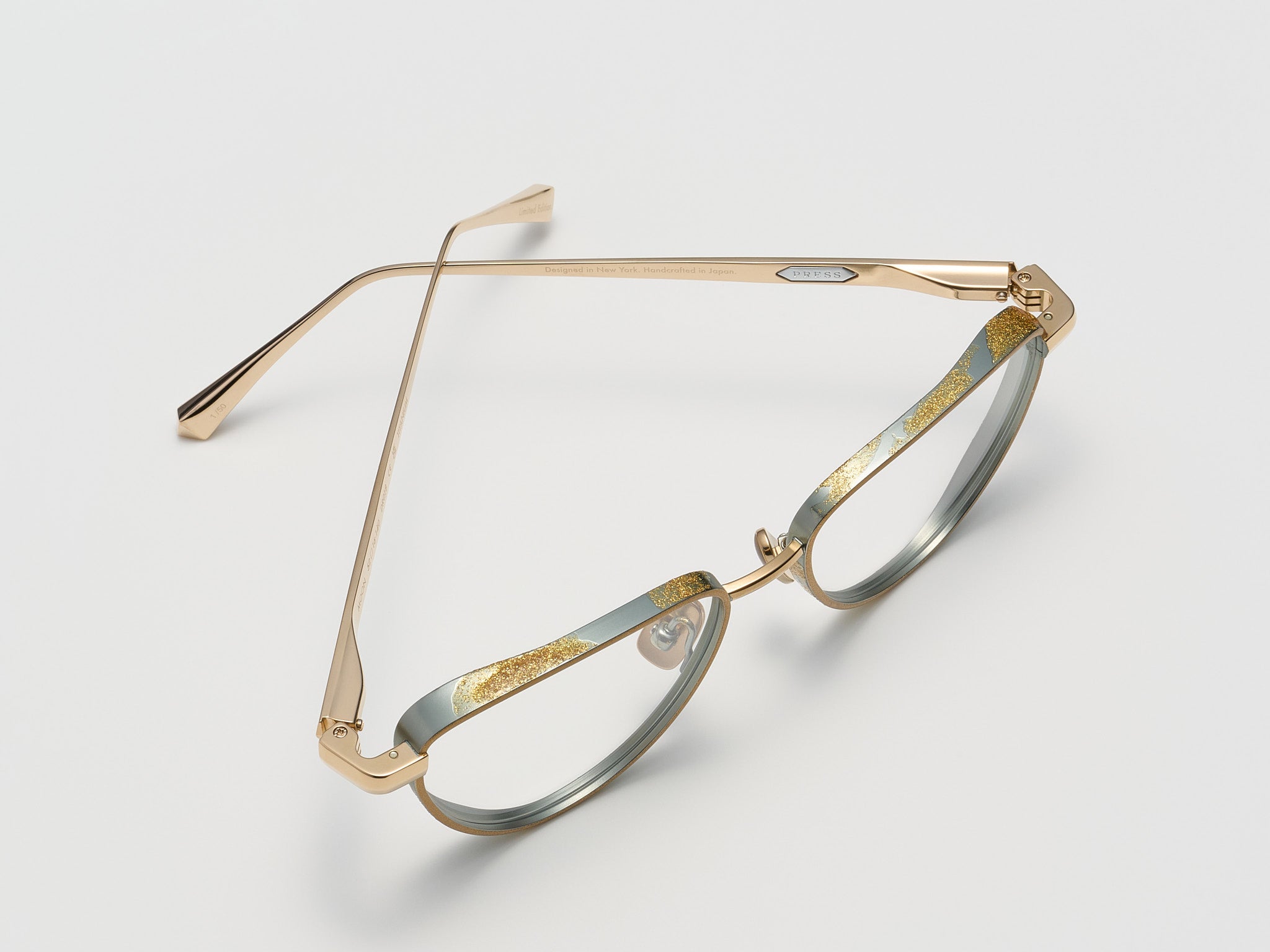 Moon Gold Leaf Optical Nassau Gold Leaf - DR018 #color_nassau-gold-leaf-dr018