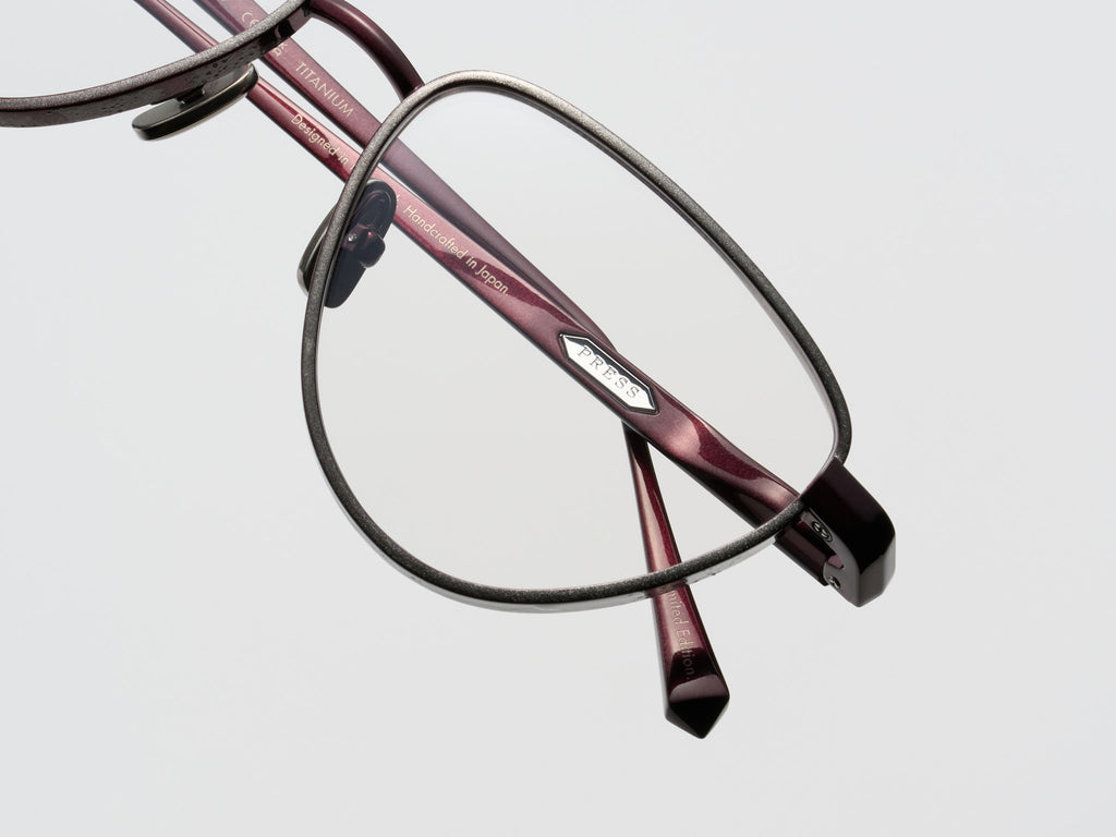 Moon Gold Leaf Optical Burgundy Platinum Leaf - DR019 #color_burgundy-platinum-leaf-dr019