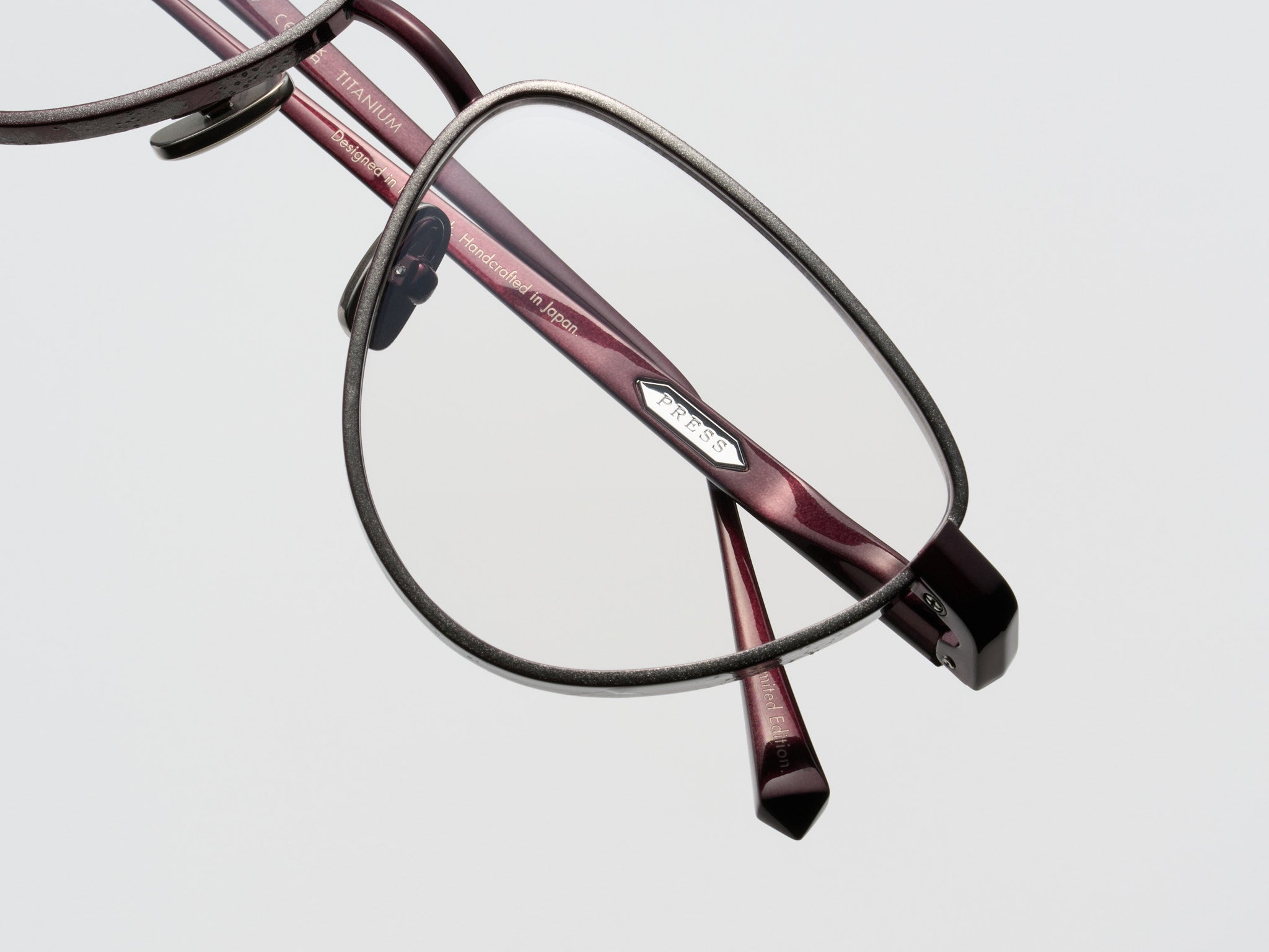 Moon Gold Leaf Optical Burgundy Platinum Leaf - DR019 #color_burgundy-platinum-leaf-dr019
