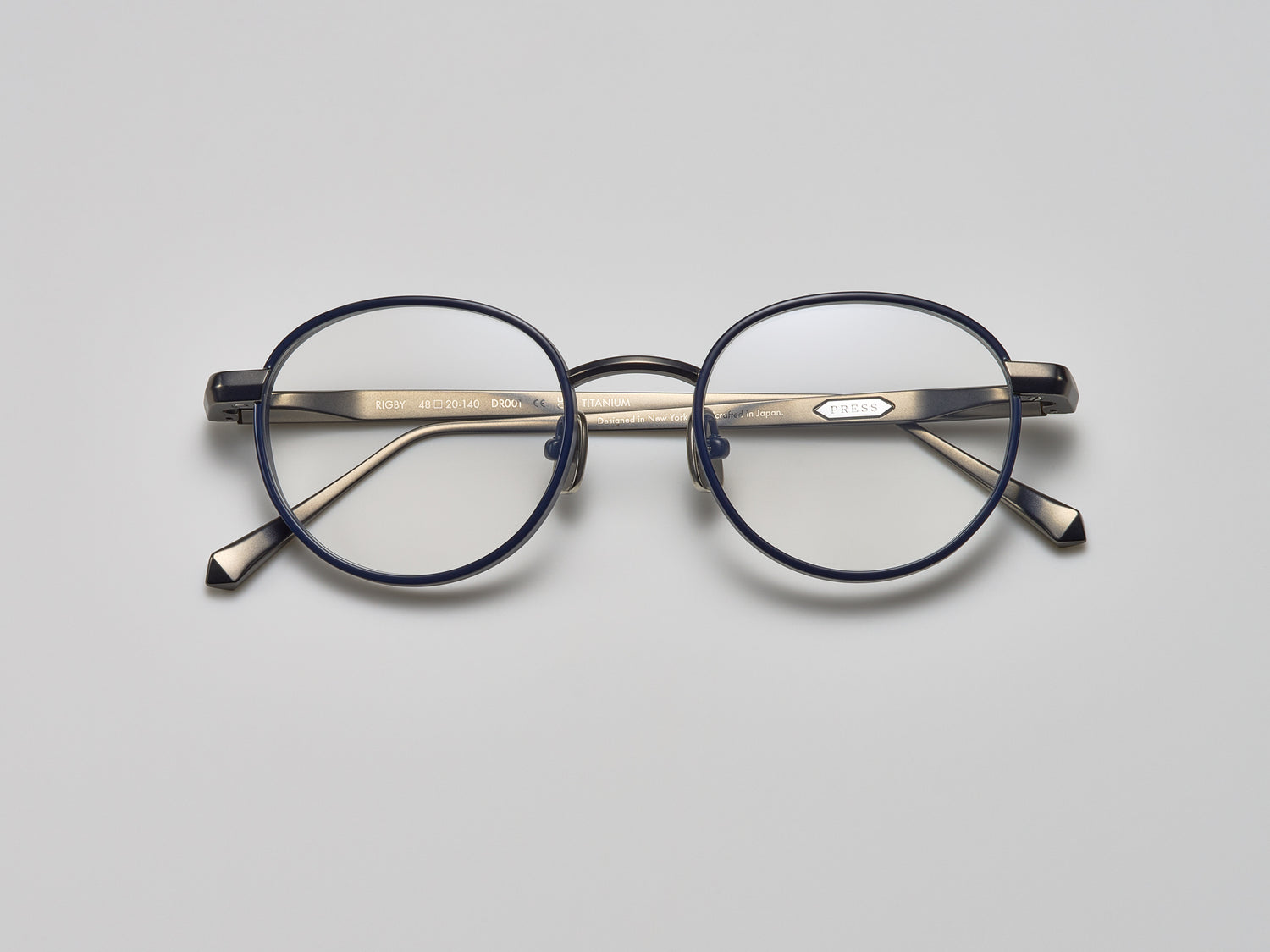 Rigby Optical Shiny Navy / Matte Navy / Matte Ruthenium - DR001 