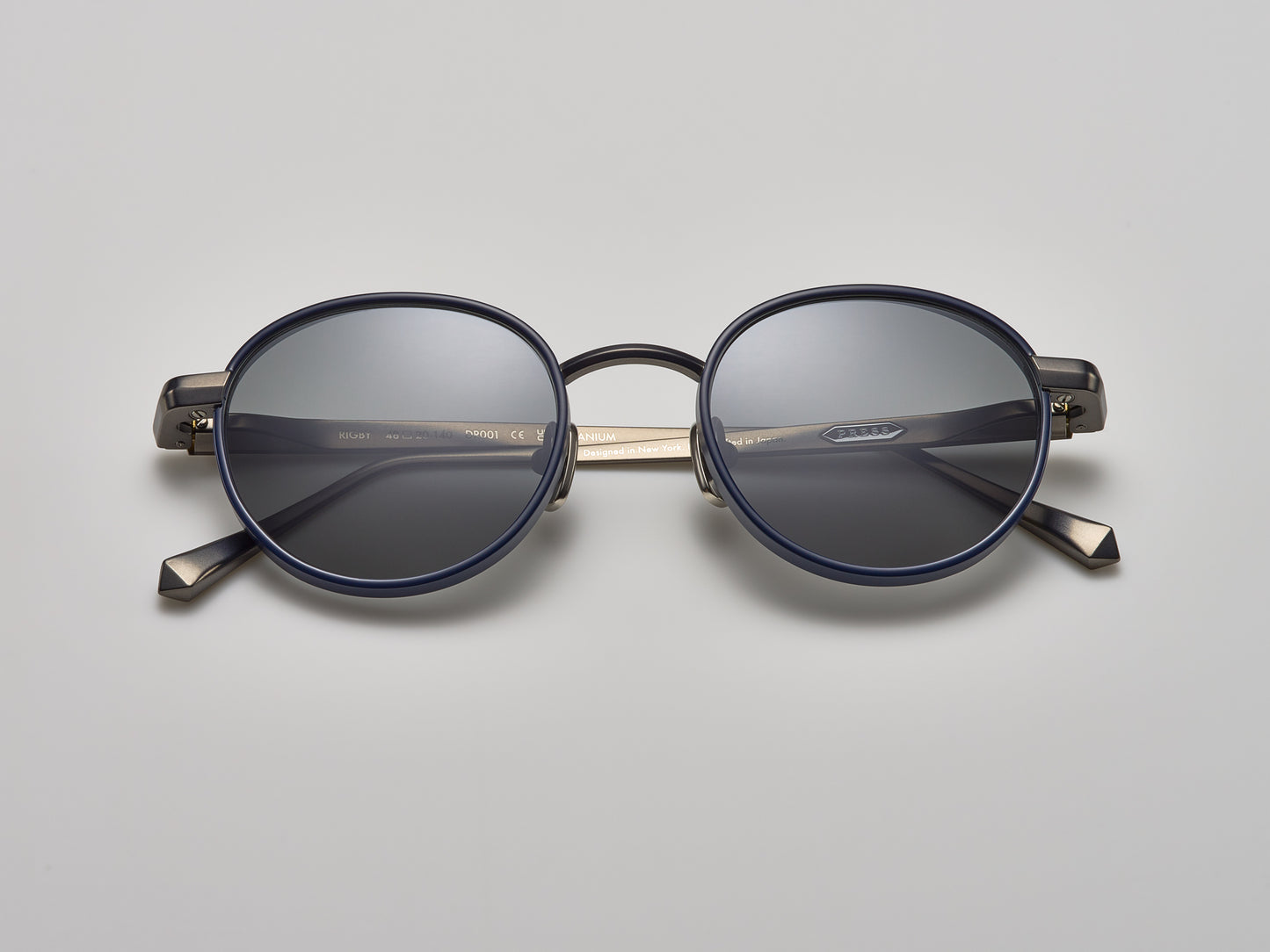 Rigby Shiny Navy / Matte Navy / Matte Ruthenium - DR001 #color_shiny-navy-matte-navy-matte-ruthenium-dr001