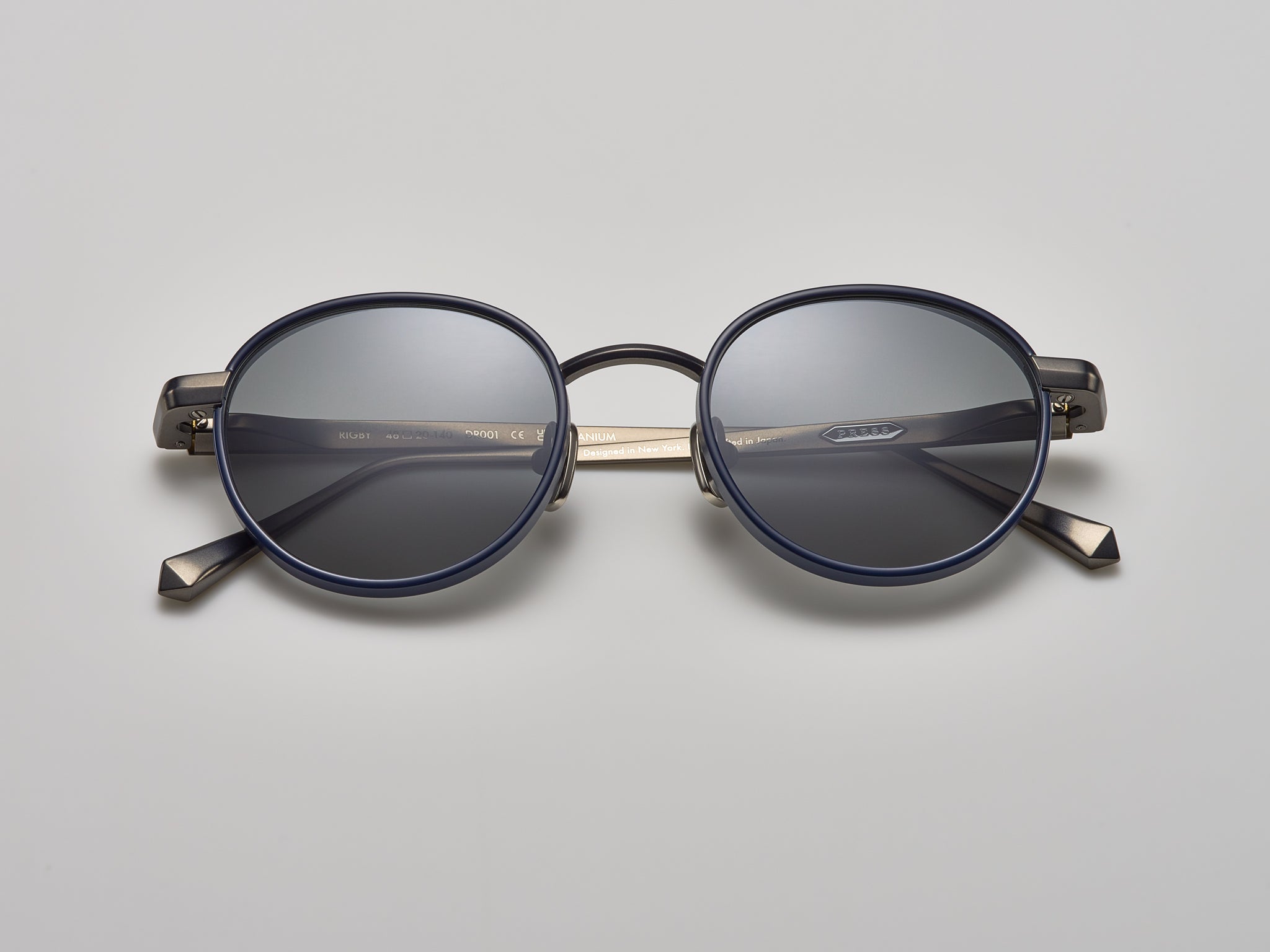 Rigby Shiny Navy / Matte Navy / Matte Ruthenium - DR001 