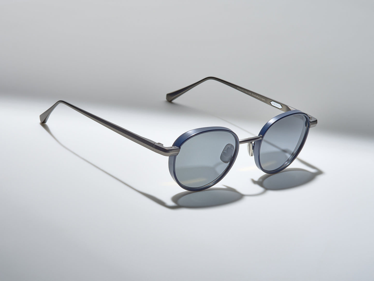 Rigby Shiny Navy / Matte Navy / Matte Ruthenium - DR001 #color_shiny-navy-matte-navy-matte-ruthenium-dr001