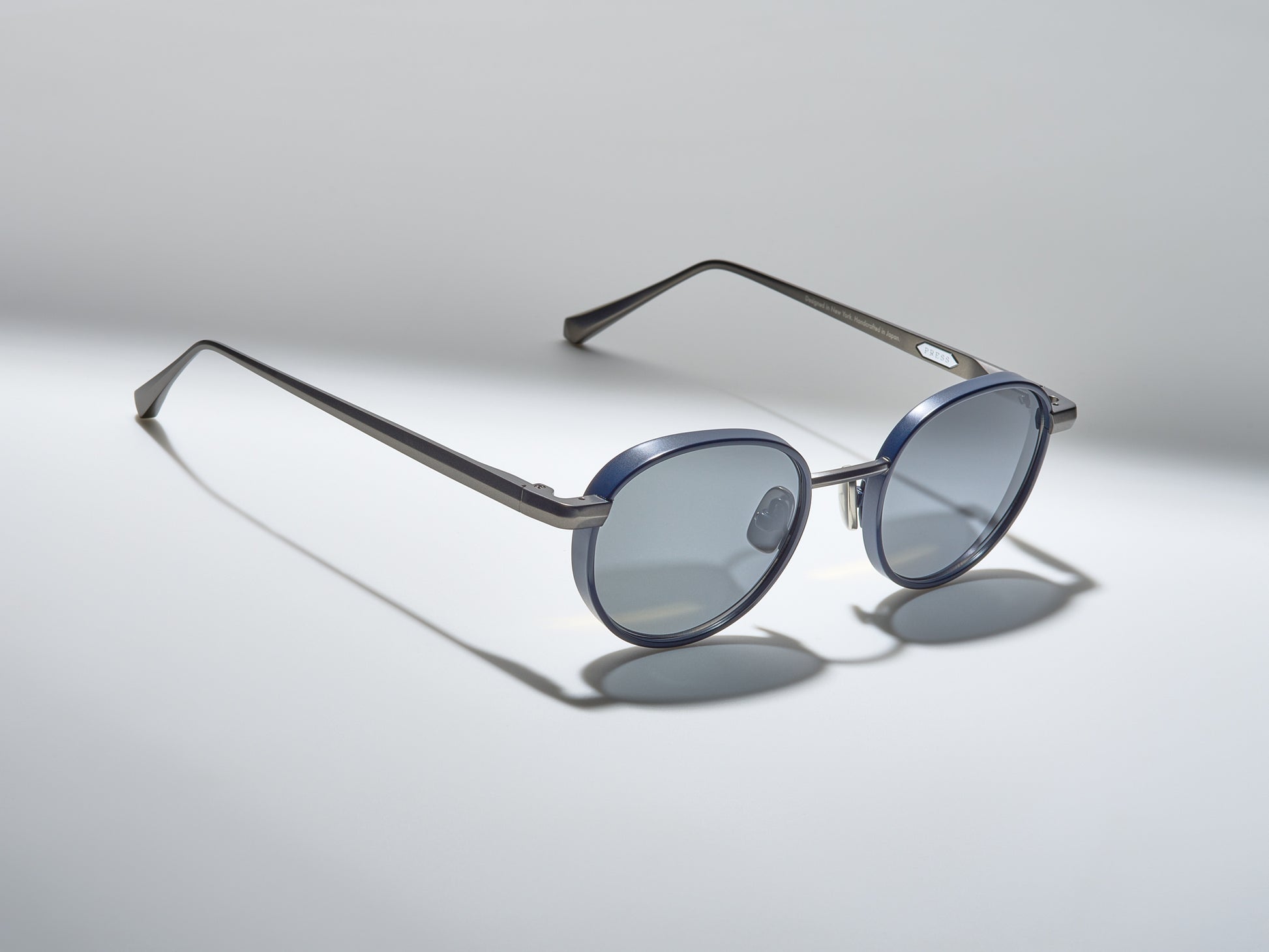 Rigby Shiny Navy / Matte Navy / Matte Ruthenium - DR001 #color_shiny-navy-matte-navy-matte-ruthenium-dr001