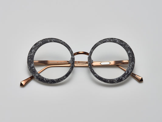 Roadster Marble Optical Black Marble / Rose Gold - ST007 #color_black-marble-rose-gold-st007