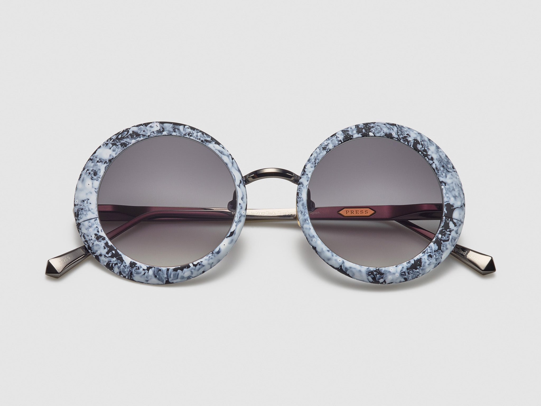 Roadster Marble White Marble / Ruthenium - ST008 #color_white-marble-ruthenium-st008