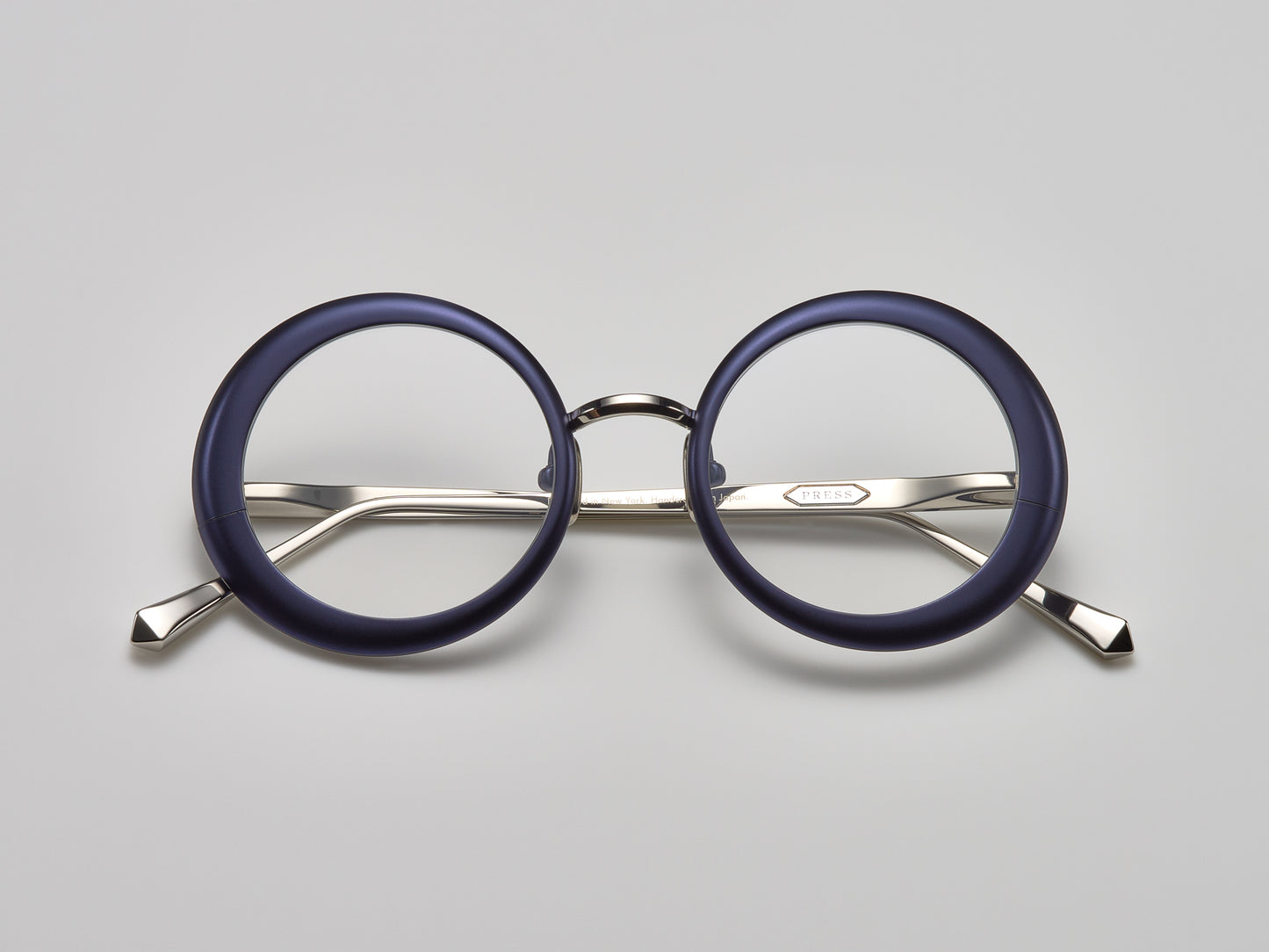 Roadster Optical Matte Navy / Platinum - ST001 #color_matte-navy-platinum-st001