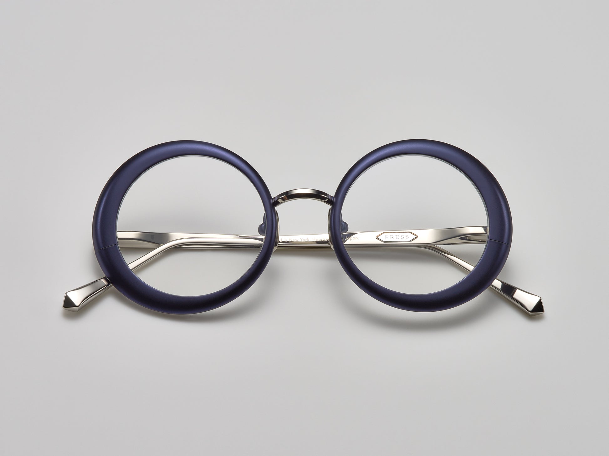 Roadster Optical Matte Navy / Platinum - ST001 #color_matte-navy-platinum-st001