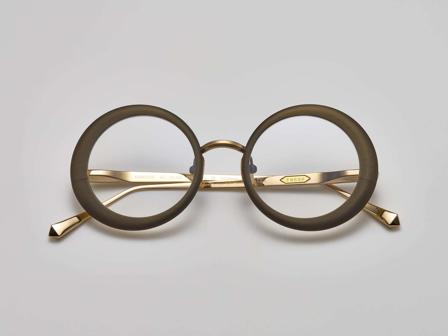 Roadster Optical Antique Gold / Matte Gold - ST002 #color_antique-gold-matte-gold-st002