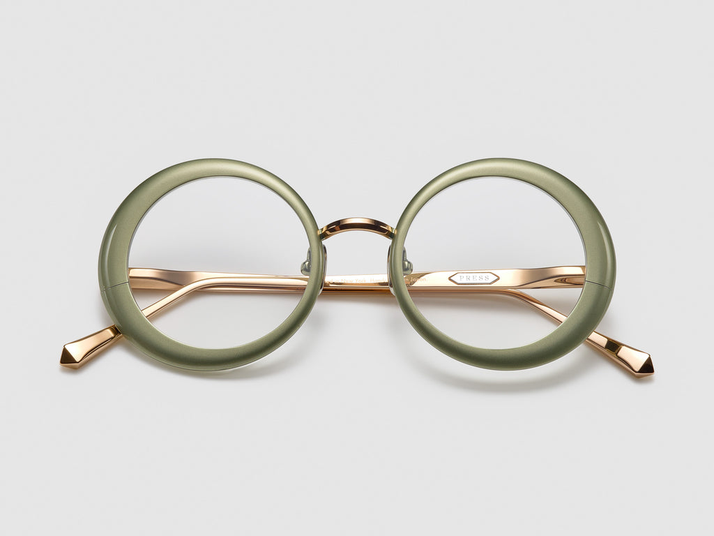 Roadster Optical Cascade Green / Rose Gold - ST005 #color_cascade-green-rose-gold-st005