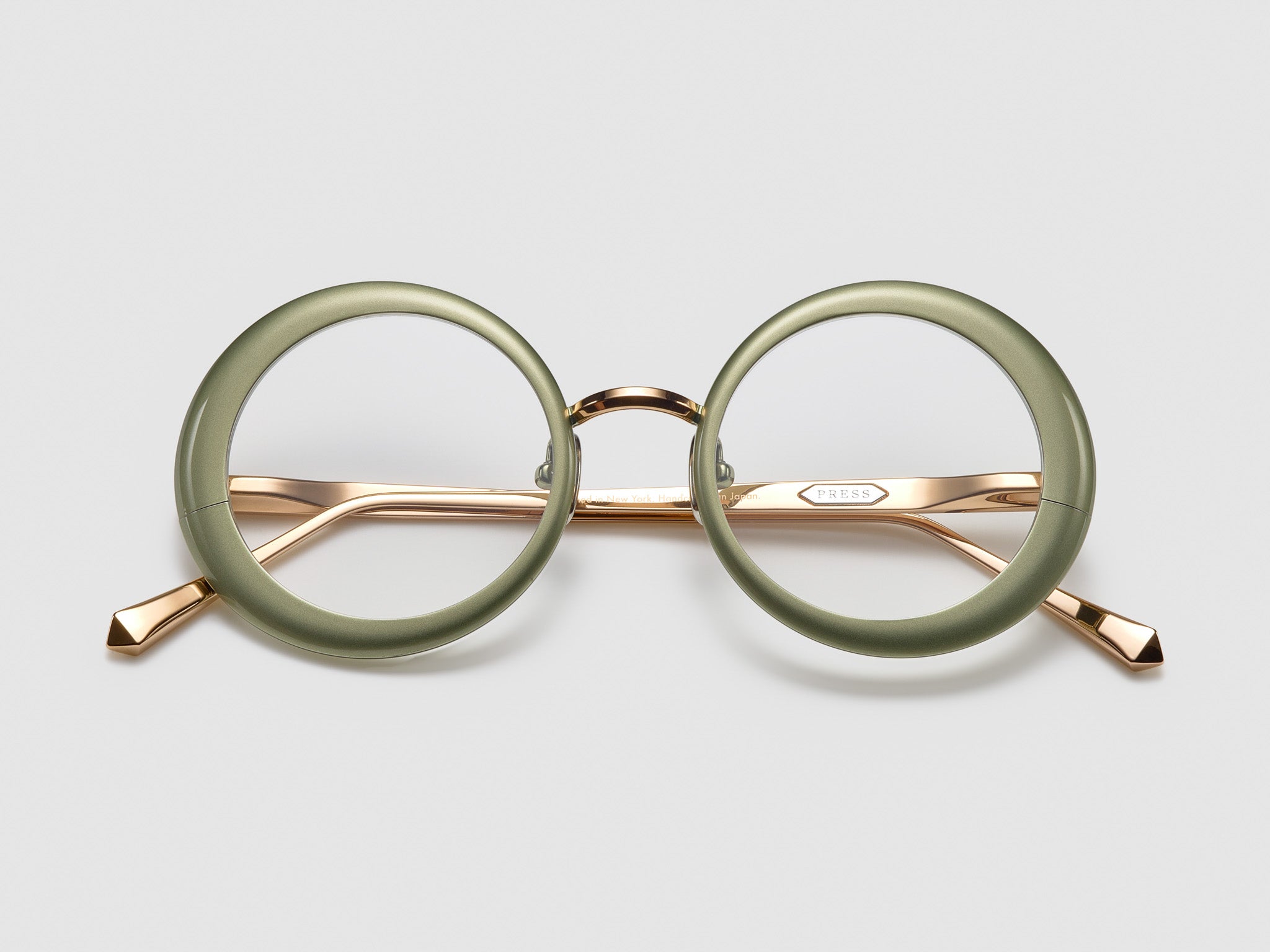 Roadster Optical Cascade Green / Rose Gold - ST005 #color_cascade-green-rose-gold-st005