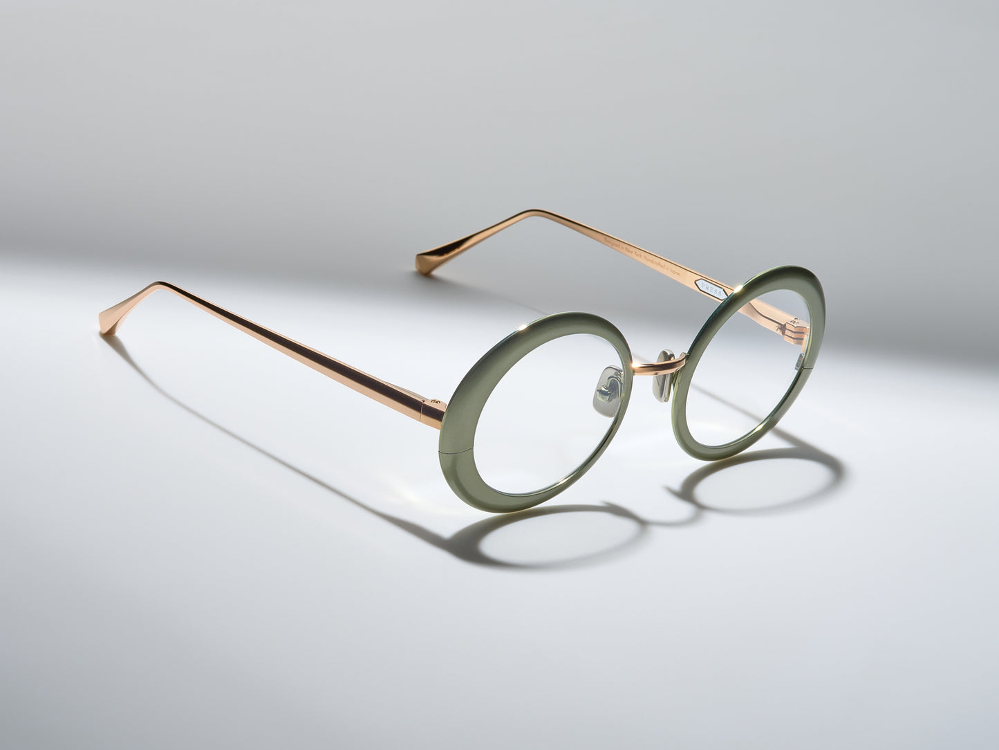 Roadster Optical Matte Cascade Green / Shiny Rose Gold - ST005 #color_matte-cascade-green-shiny-rose-gold-st005