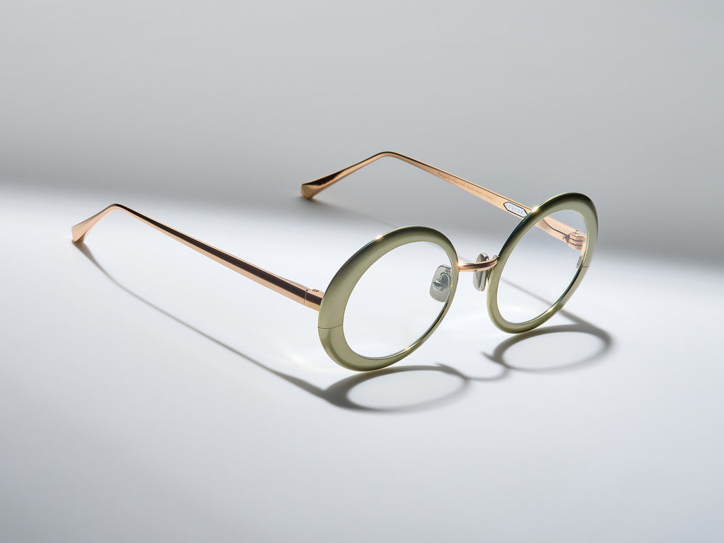 Roadster Optical Cascade Green / Rose Gold - ST005 #color_cascade-green-rose-gold-st005