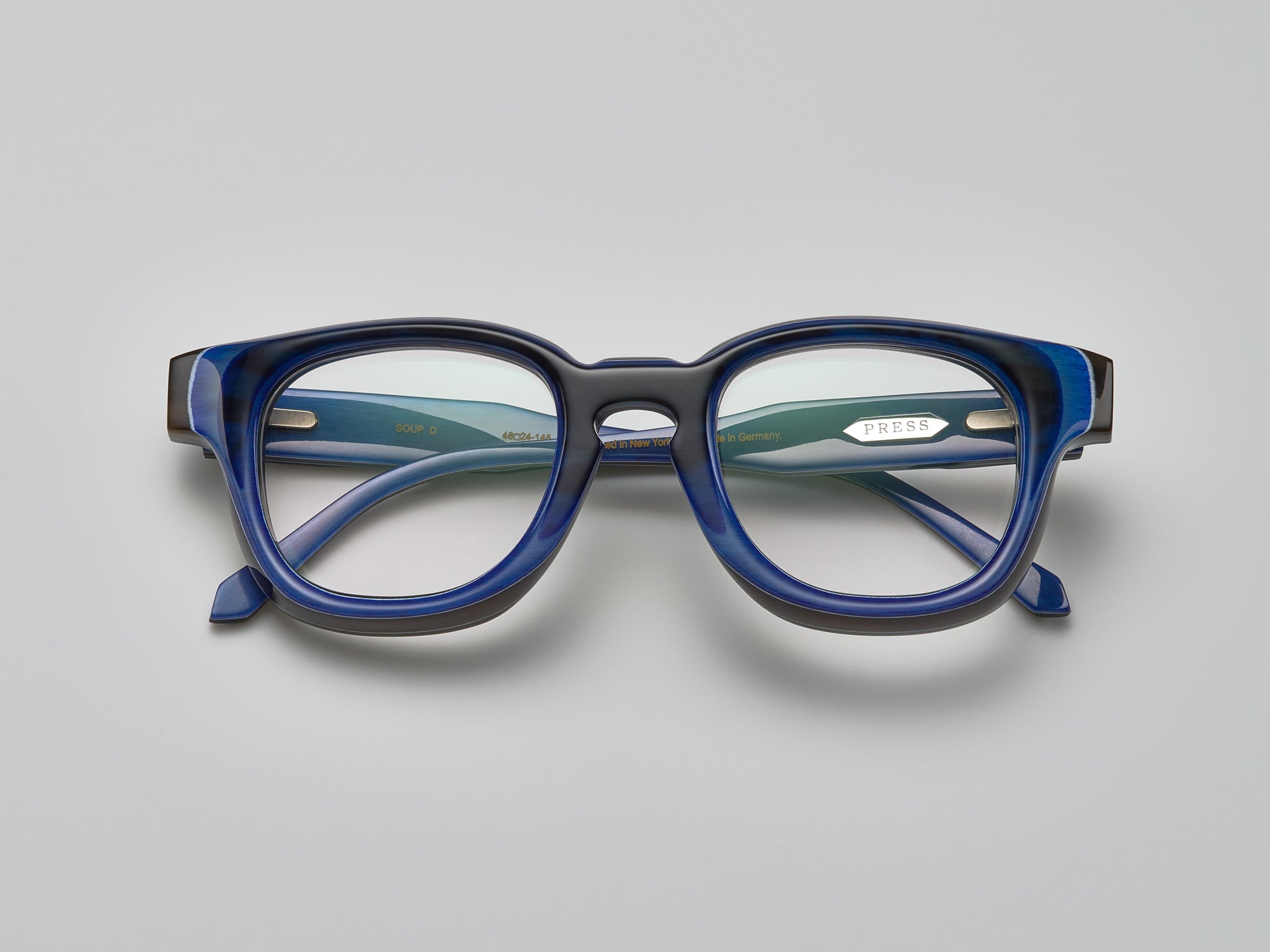 Soup Horn Optical Tortoise Blue Fade 