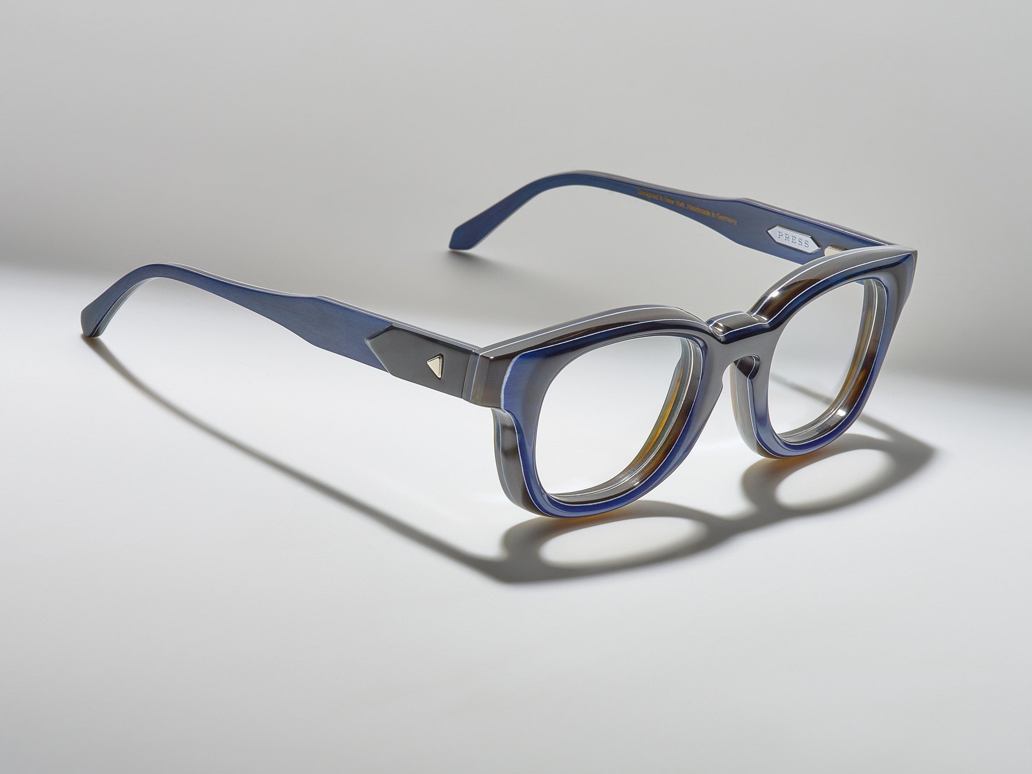Soup Horn Optical Tortoise Blue Fade - JP023 #color_tortoise-blue-fade-jp023
