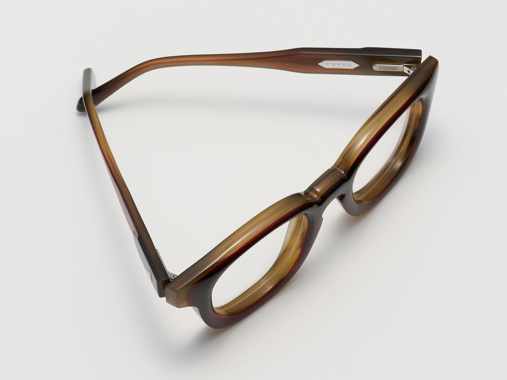 Soup Horn Optical Burgundy Tortoise - JP032 #color_burgundy-tortoise-jp032