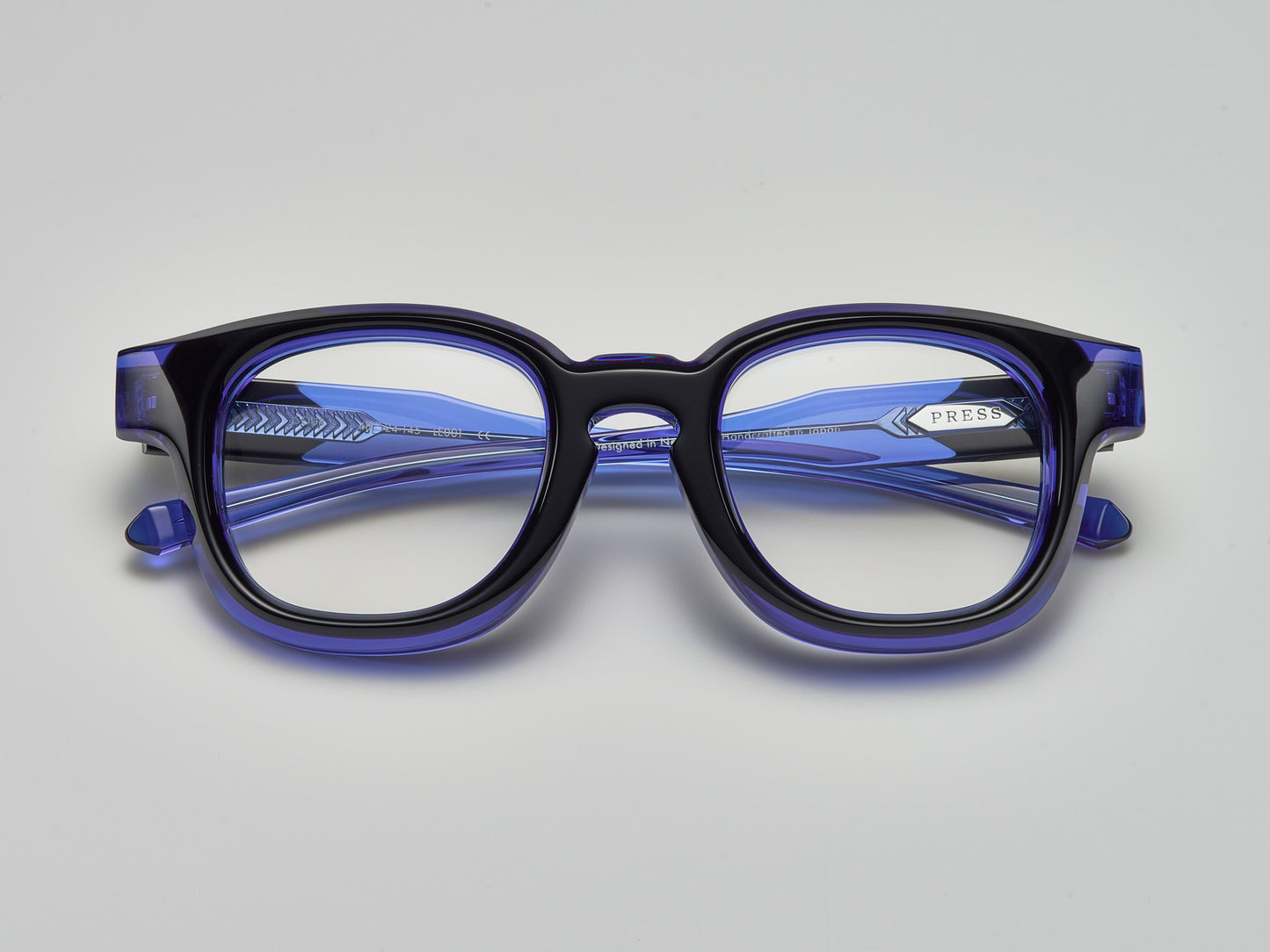 Soup Optical Black / Navy Crystal / Silver - LE001 #color_blackbird-le001
